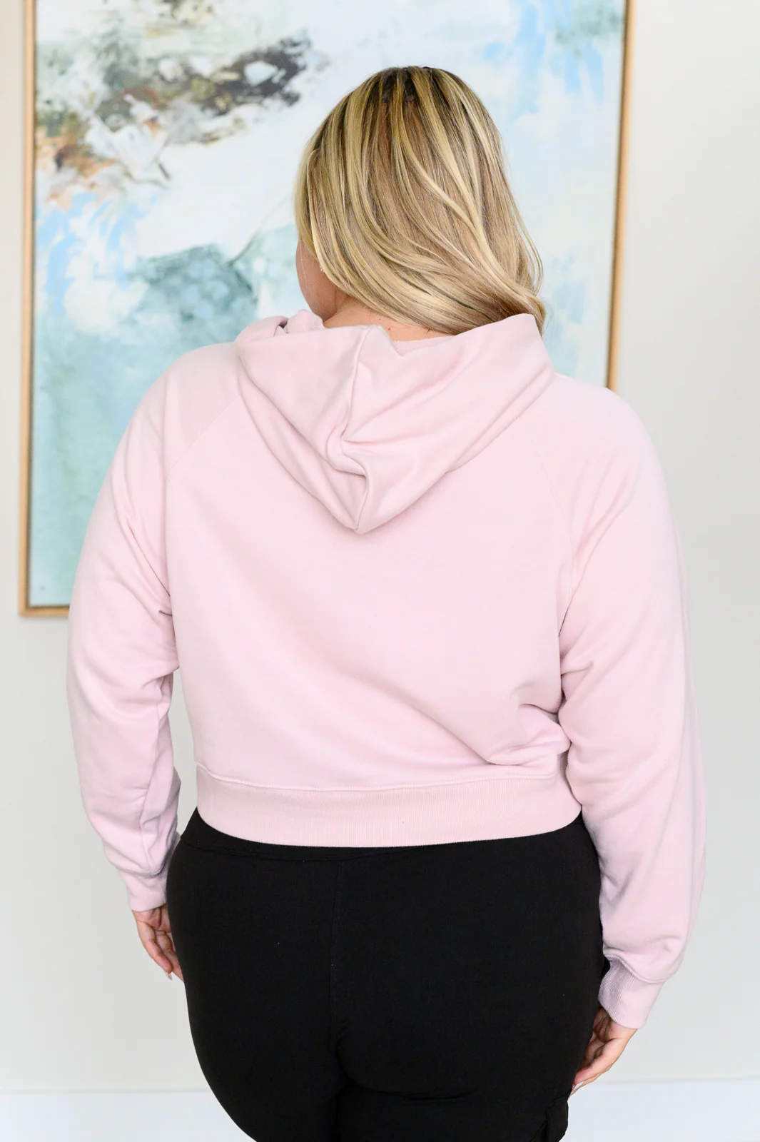 Had Me in the First Half Pullover Hoodie in Baby Pink - 4/16/2024 - Image 9