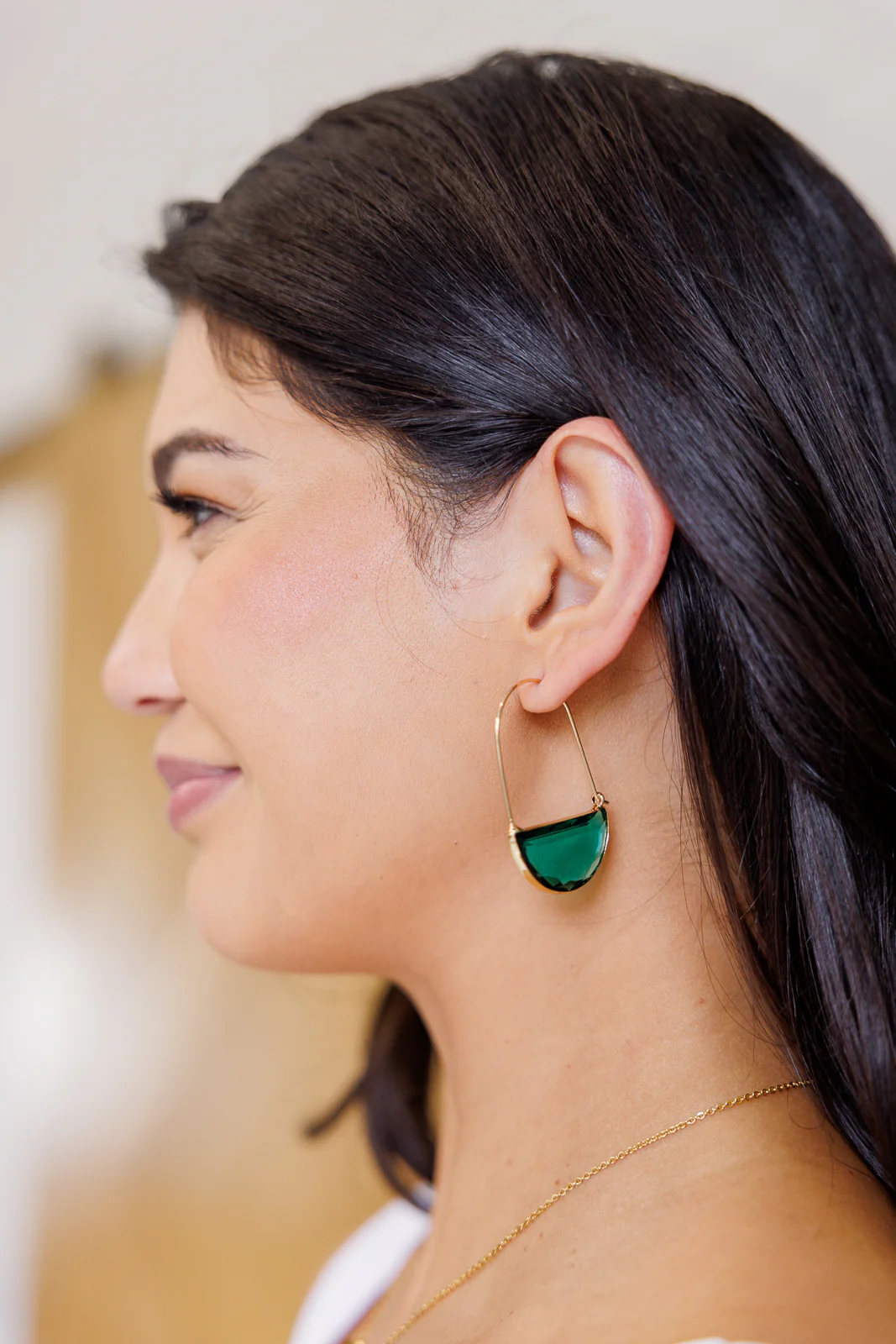 Half Circle Crystal Earrings - 11/22/2024 - Image 2
