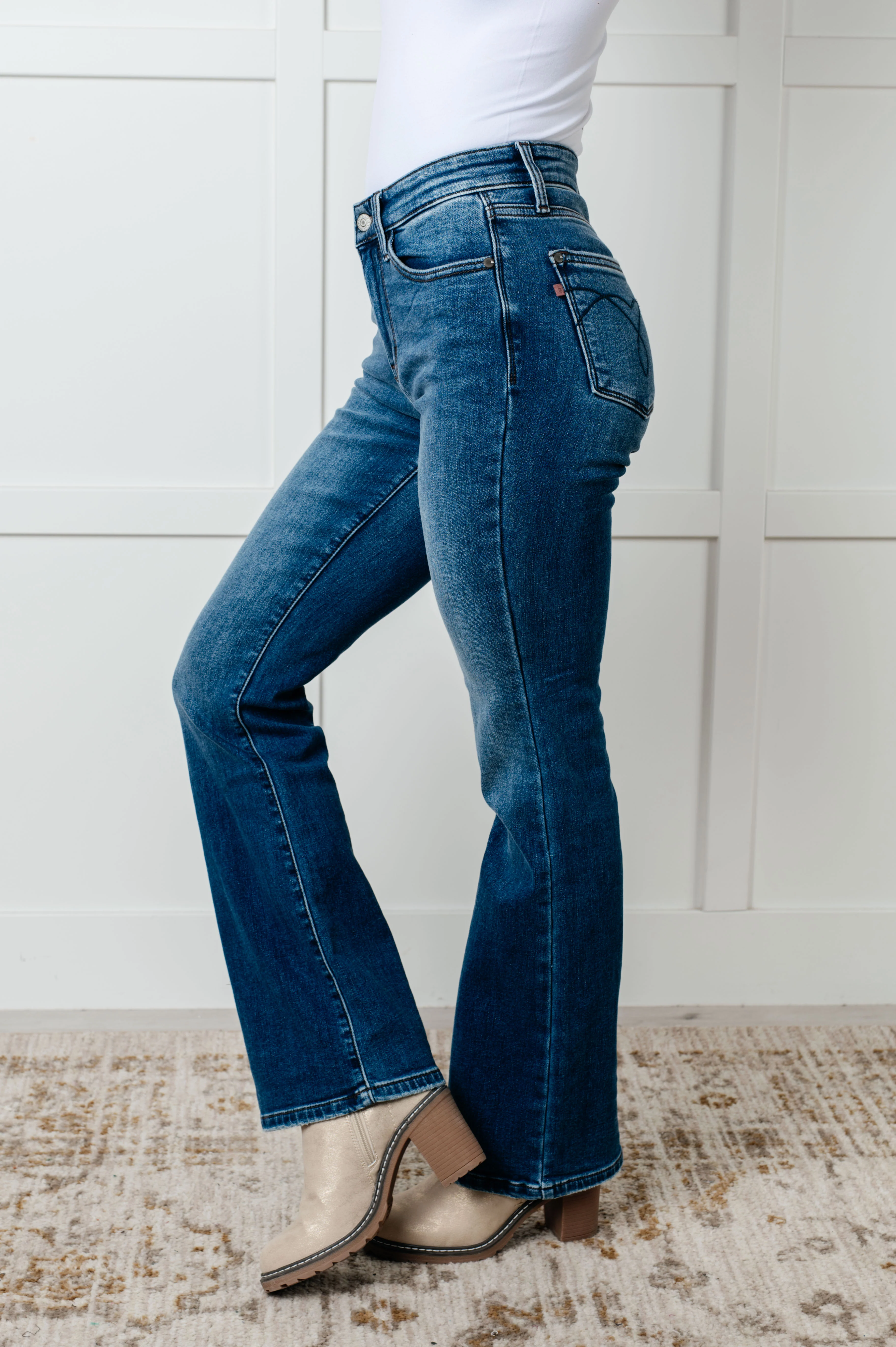 Hannah Mid Rise Thermal Bootcut Jeans - 12/31/2024 - Image 5