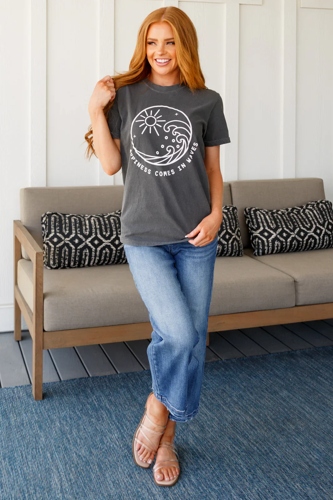 Happiness Comes in Waves Tee - 4/2/2026 - Image 2