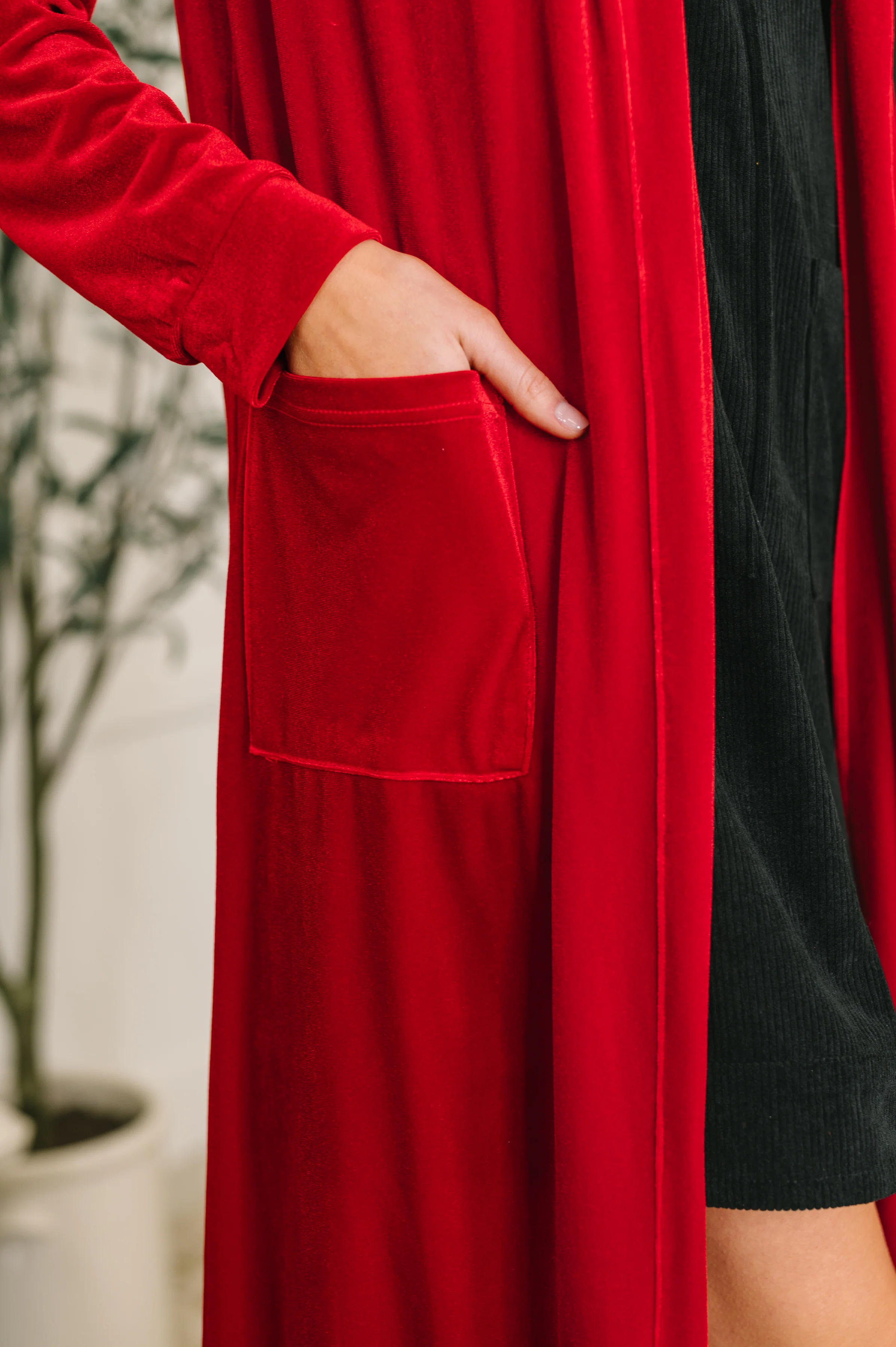 Happy Hours Long Velvet Cardigan - 12/5/2025 - Image 4