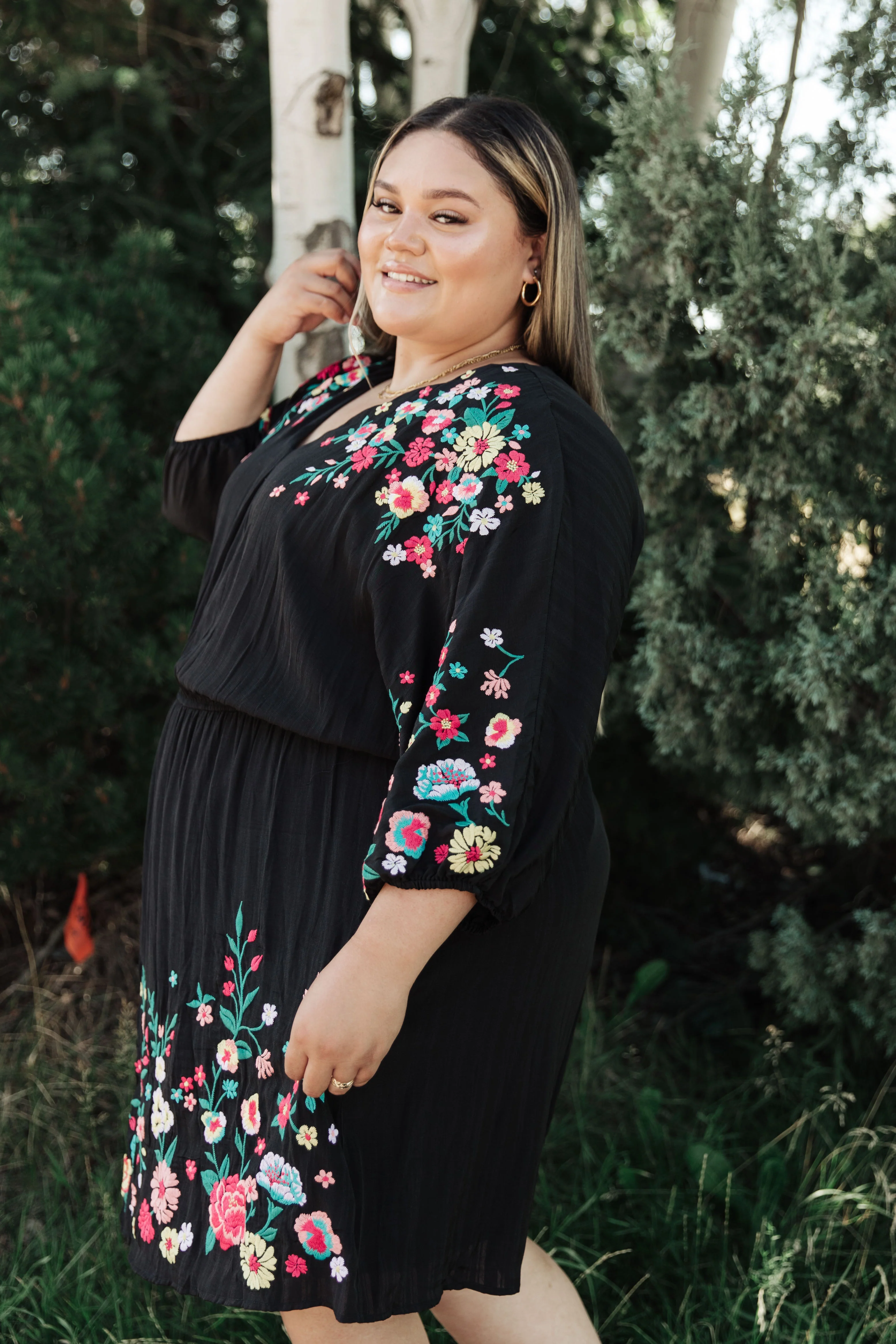 Happy To See You Floral Embroidered Dress - 9/5/2023 - Image 4