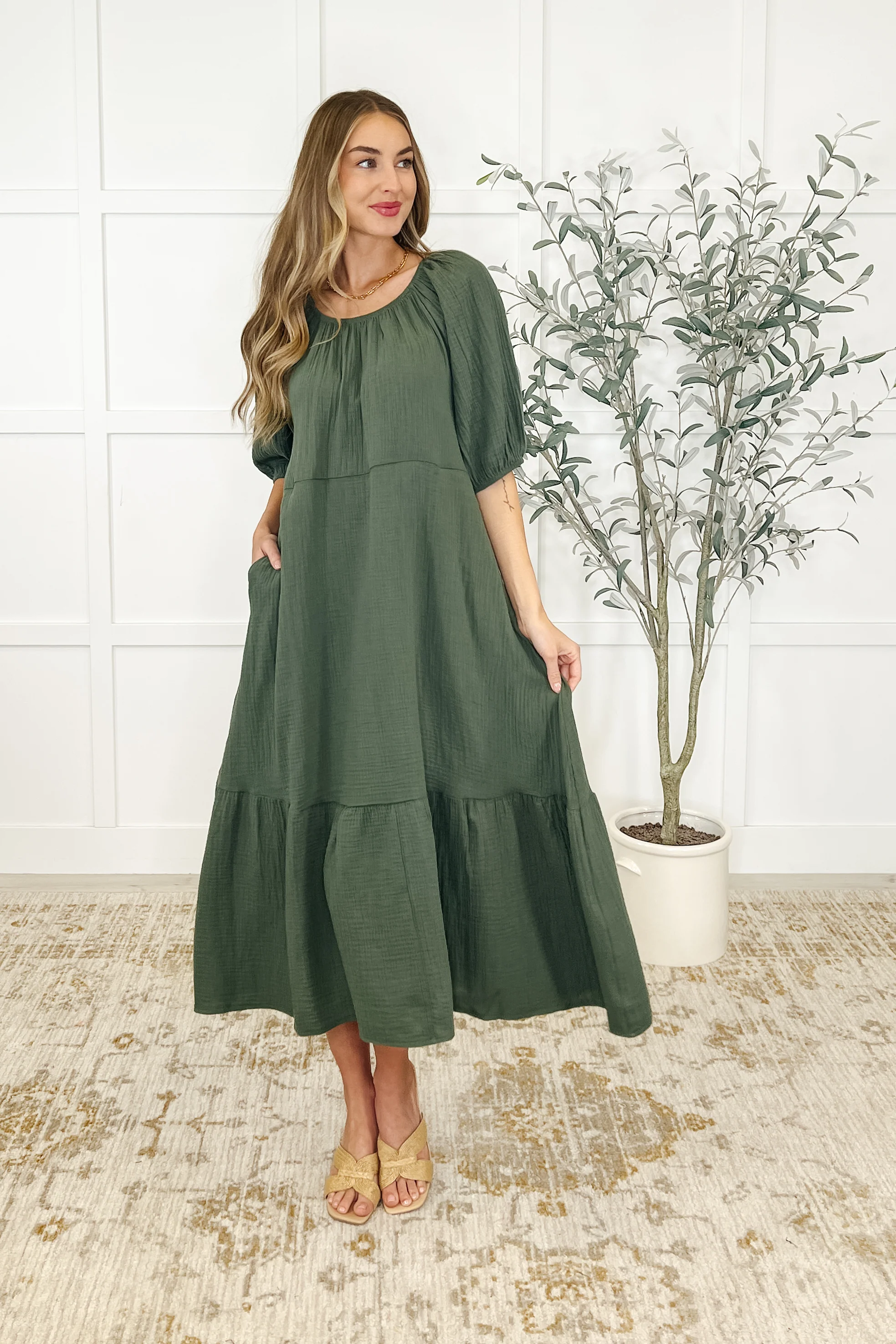 Hazel Dress in Dusty Pine - 4/29/2025 - Image 3
