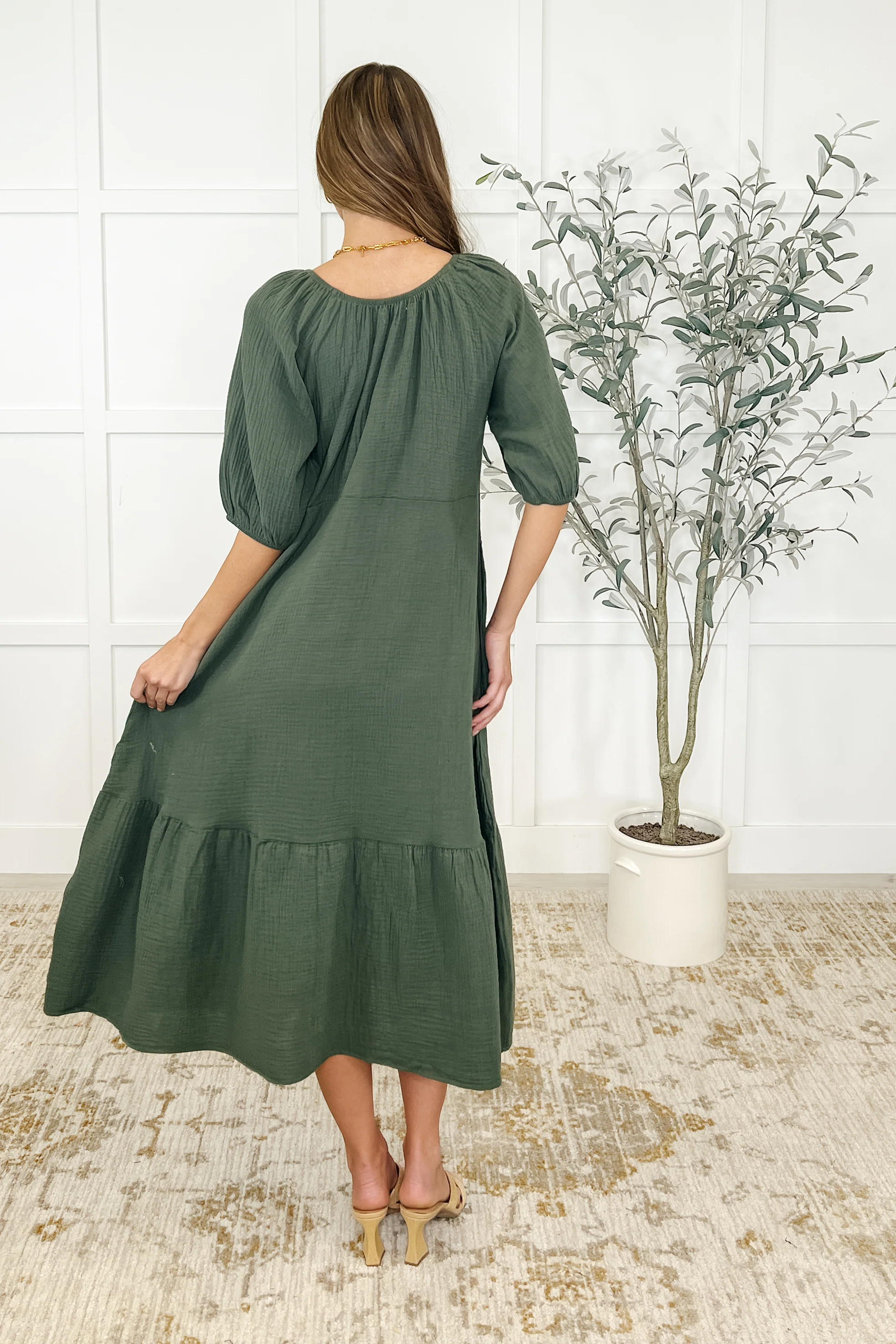 Hazel Dress in Dusty Pine - 4/29/2025 - Image 4