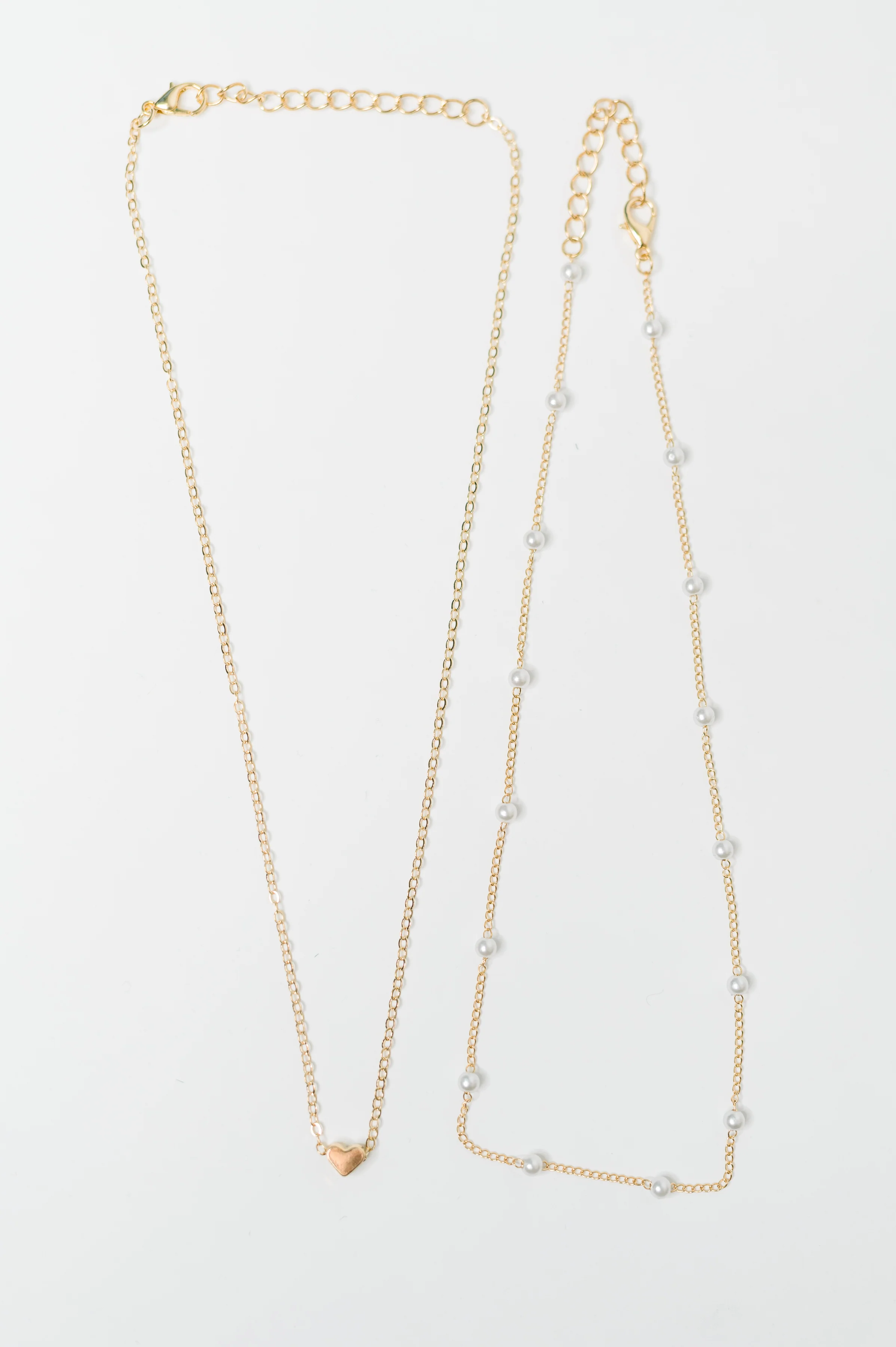 Heart of Gold Pendant Necklace Layered Set in Gold - 10/21/2025 - Image 3