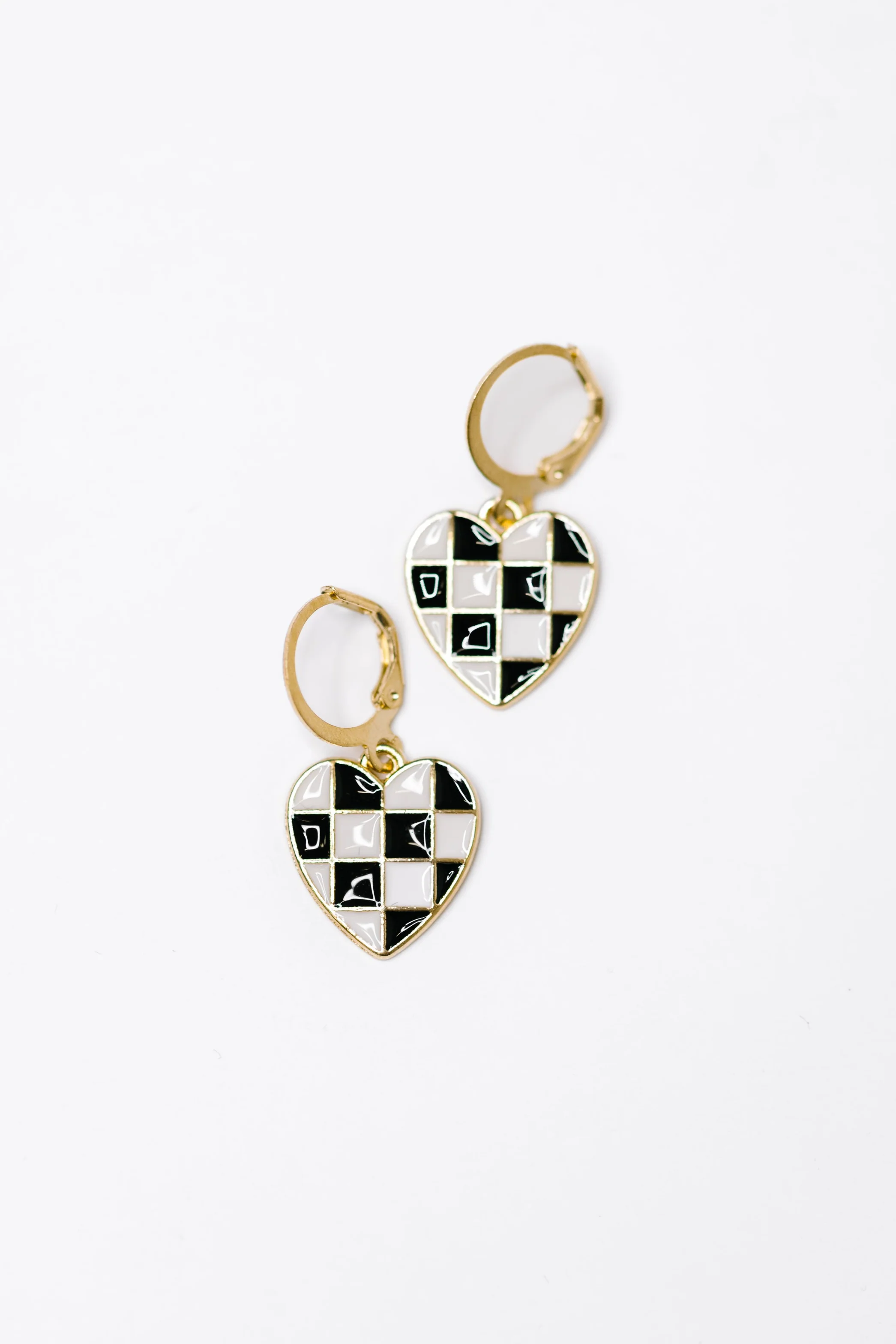 Heartbreaker Check Dangle Earrings - 7/24/2026 - Image 3