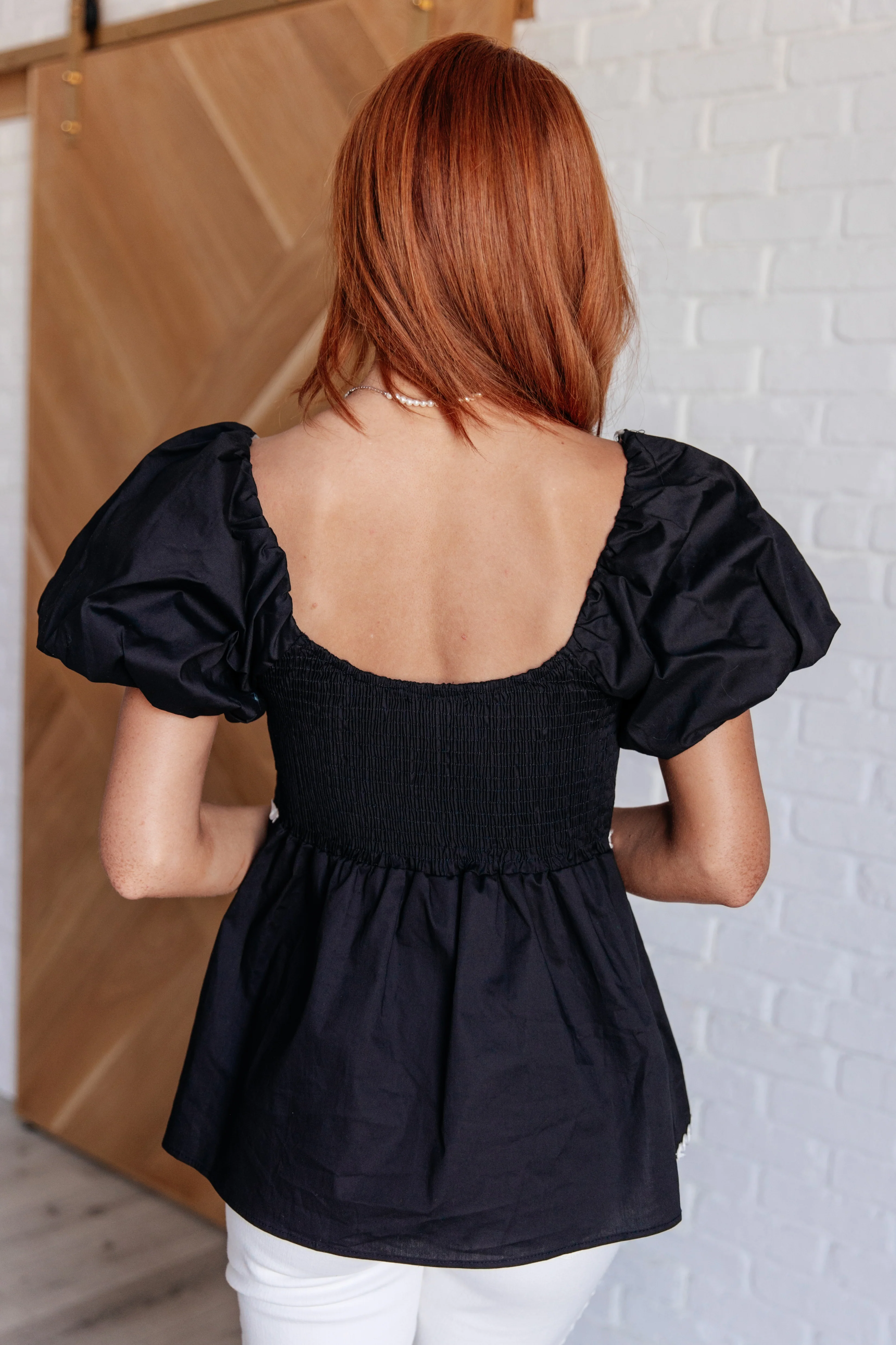 Her Favorite Records Balloon Sleeve Blouse - 7/30/2024 - Image 7