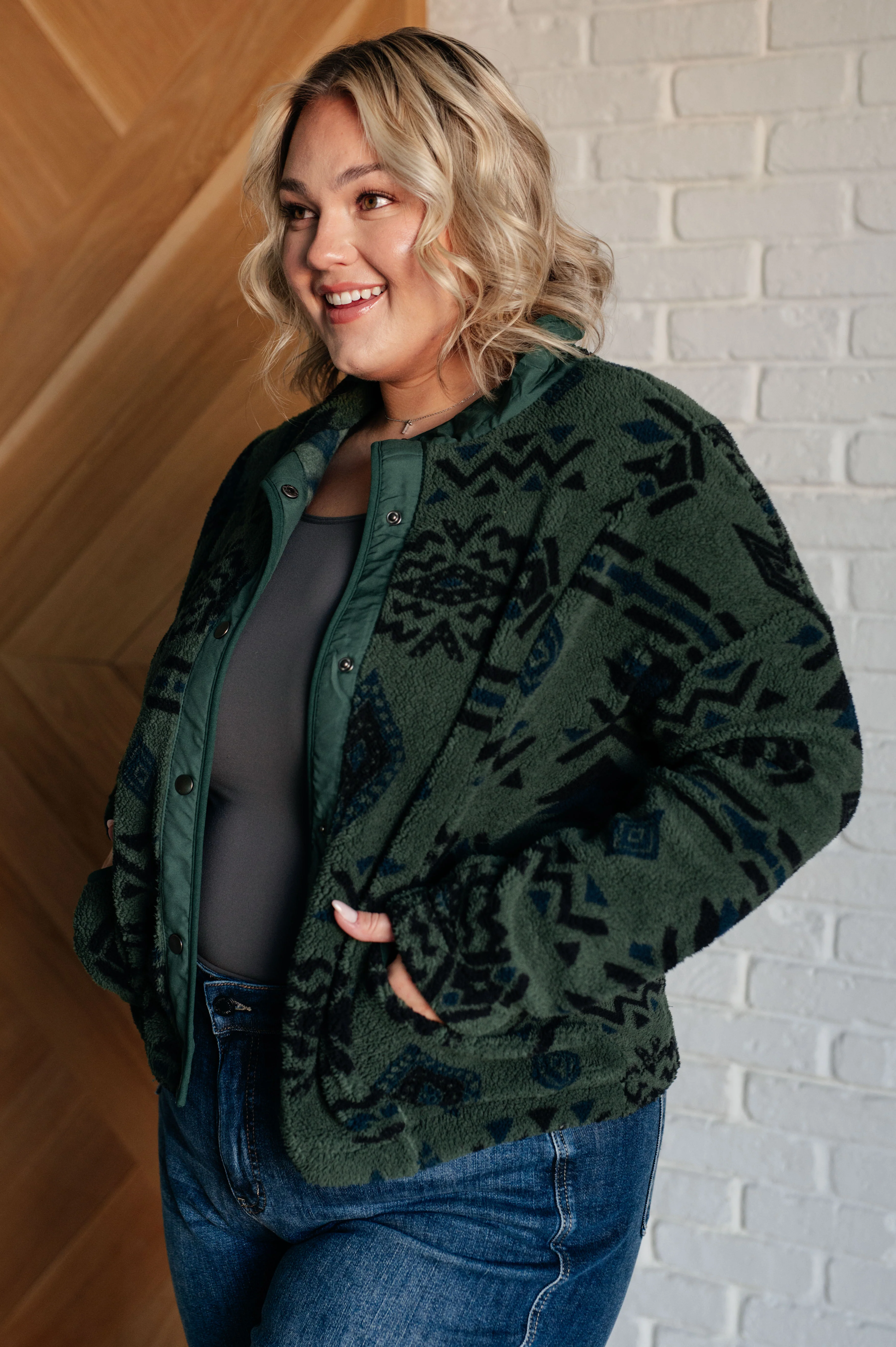 High Perspective Geometric Fleece Jacket - 11/6/2025 - Image 6