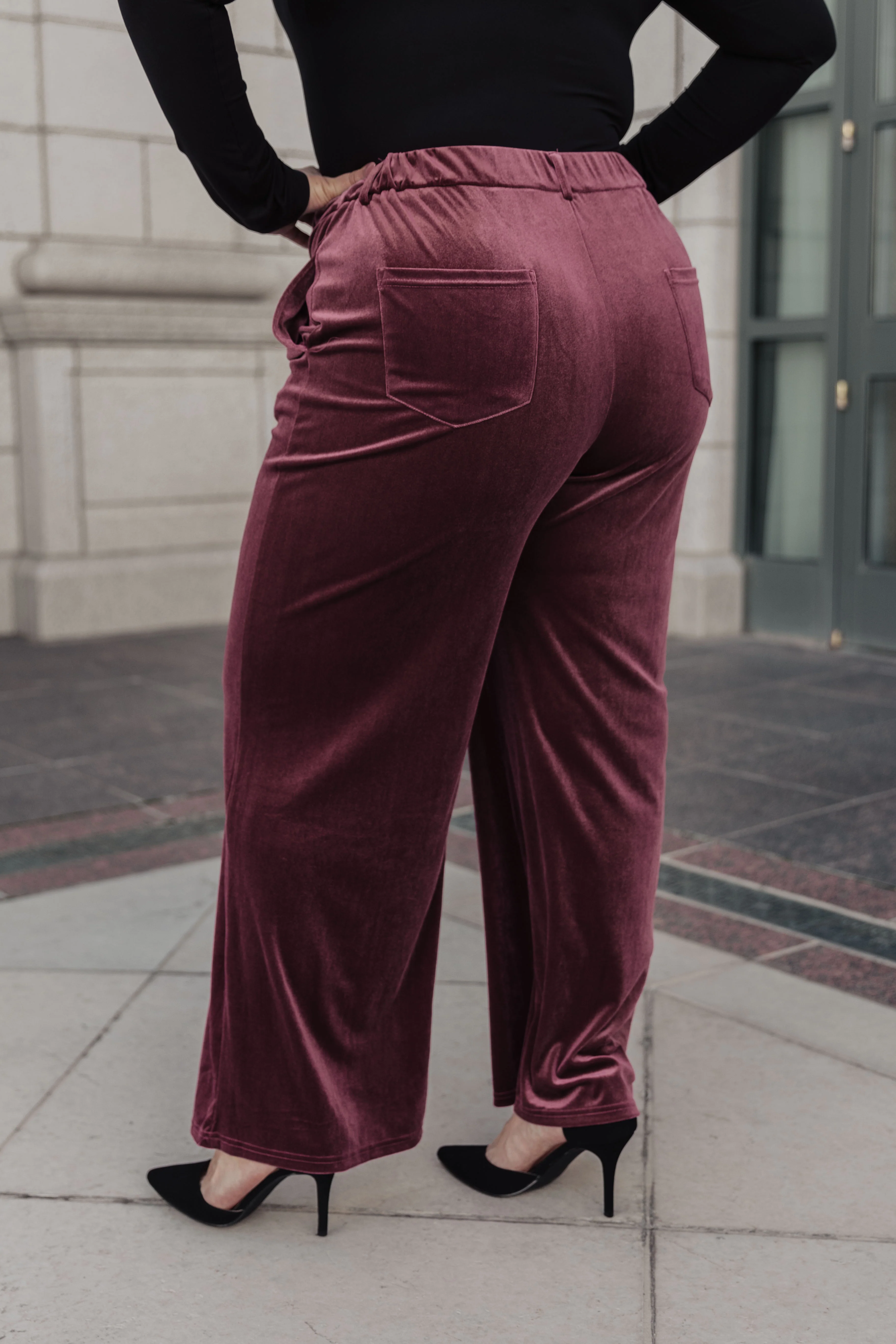 High Society Velvet Wide Leg Trousers - 11/6/2023 - Image 8