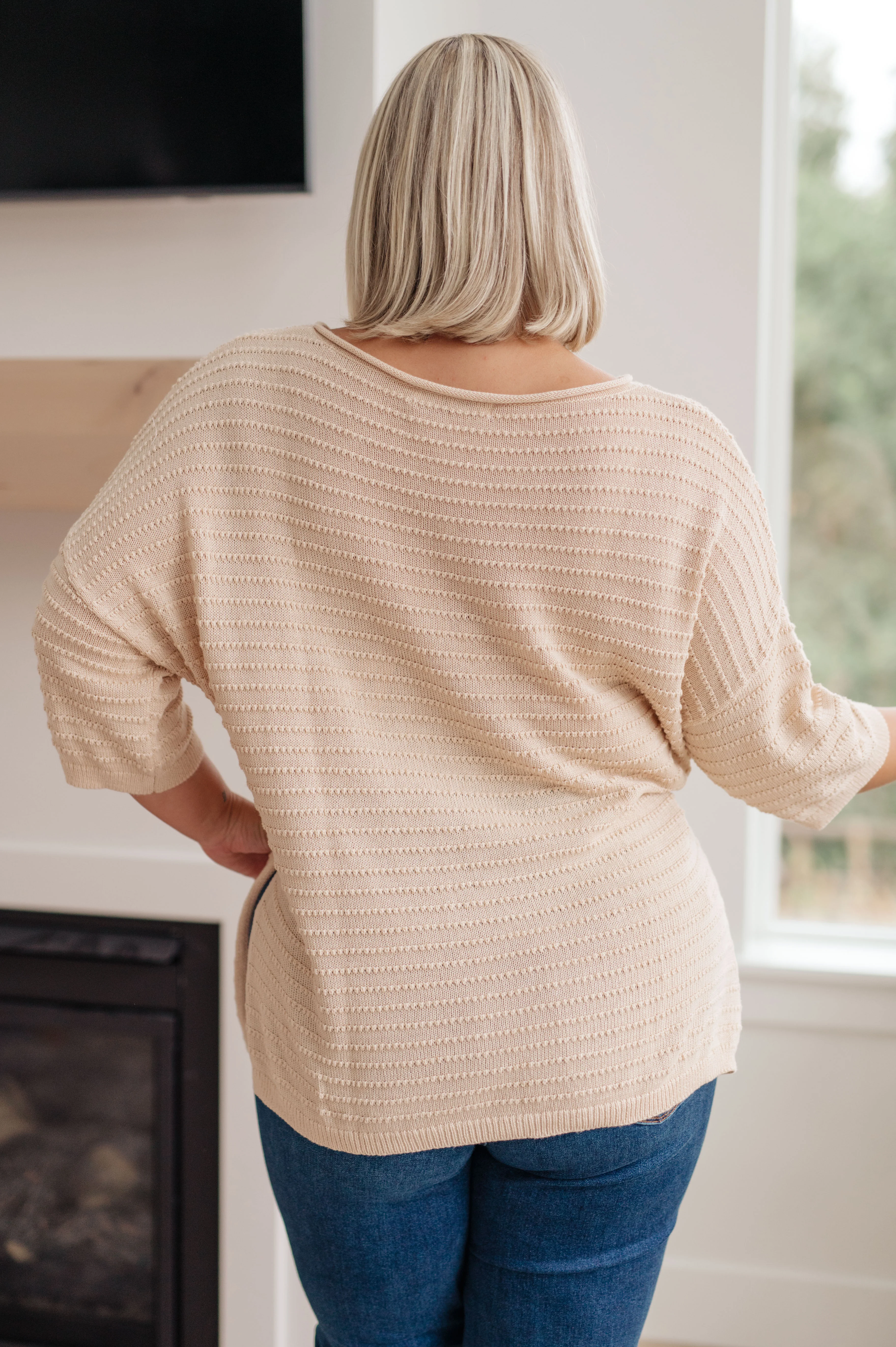 High Tide Oversized Top in Cream - 11/3/2023 - Image 7