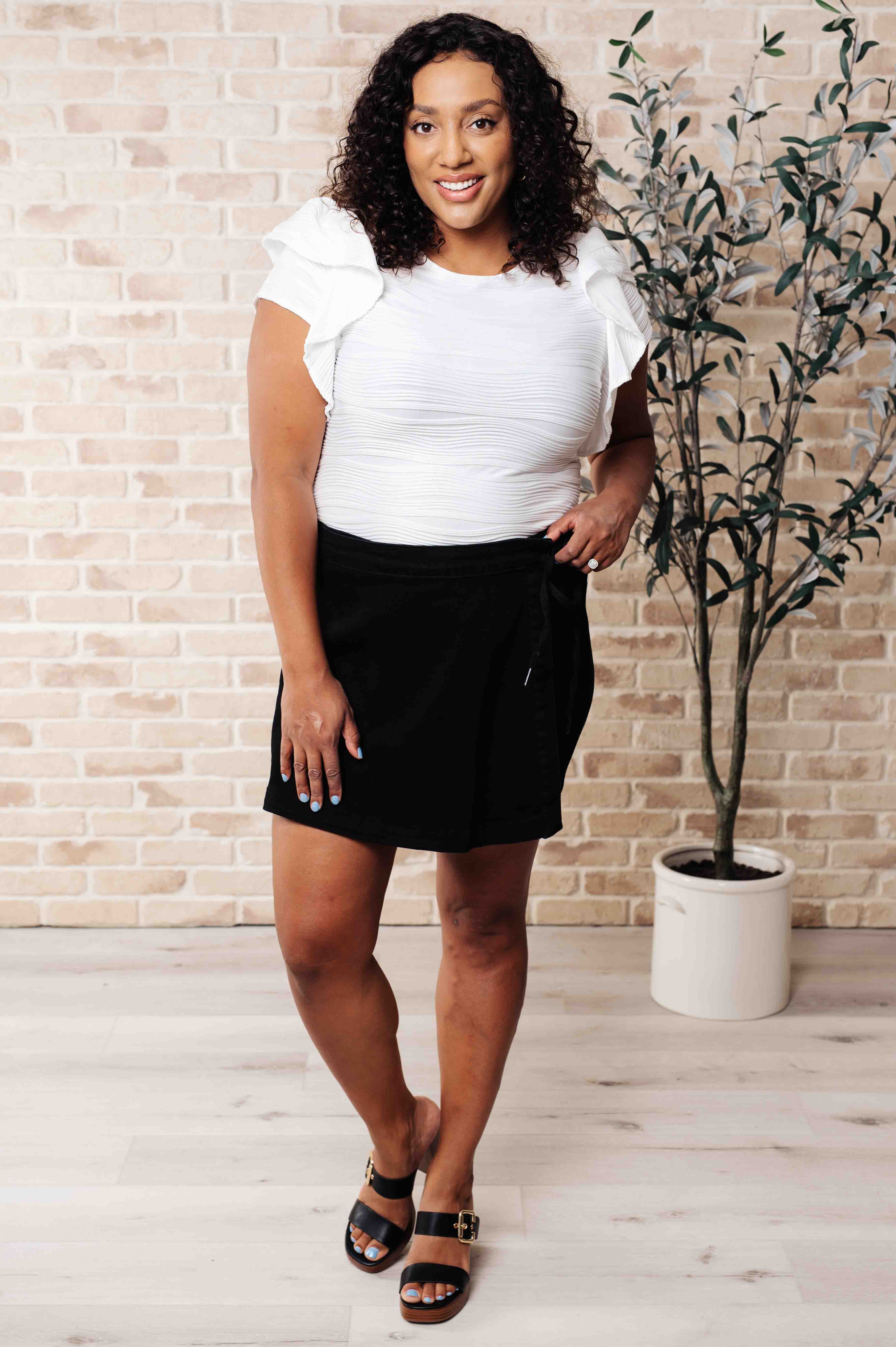 Highest Praise Ruffle Sleeve Blouse - 3/24/2025 - Image 2