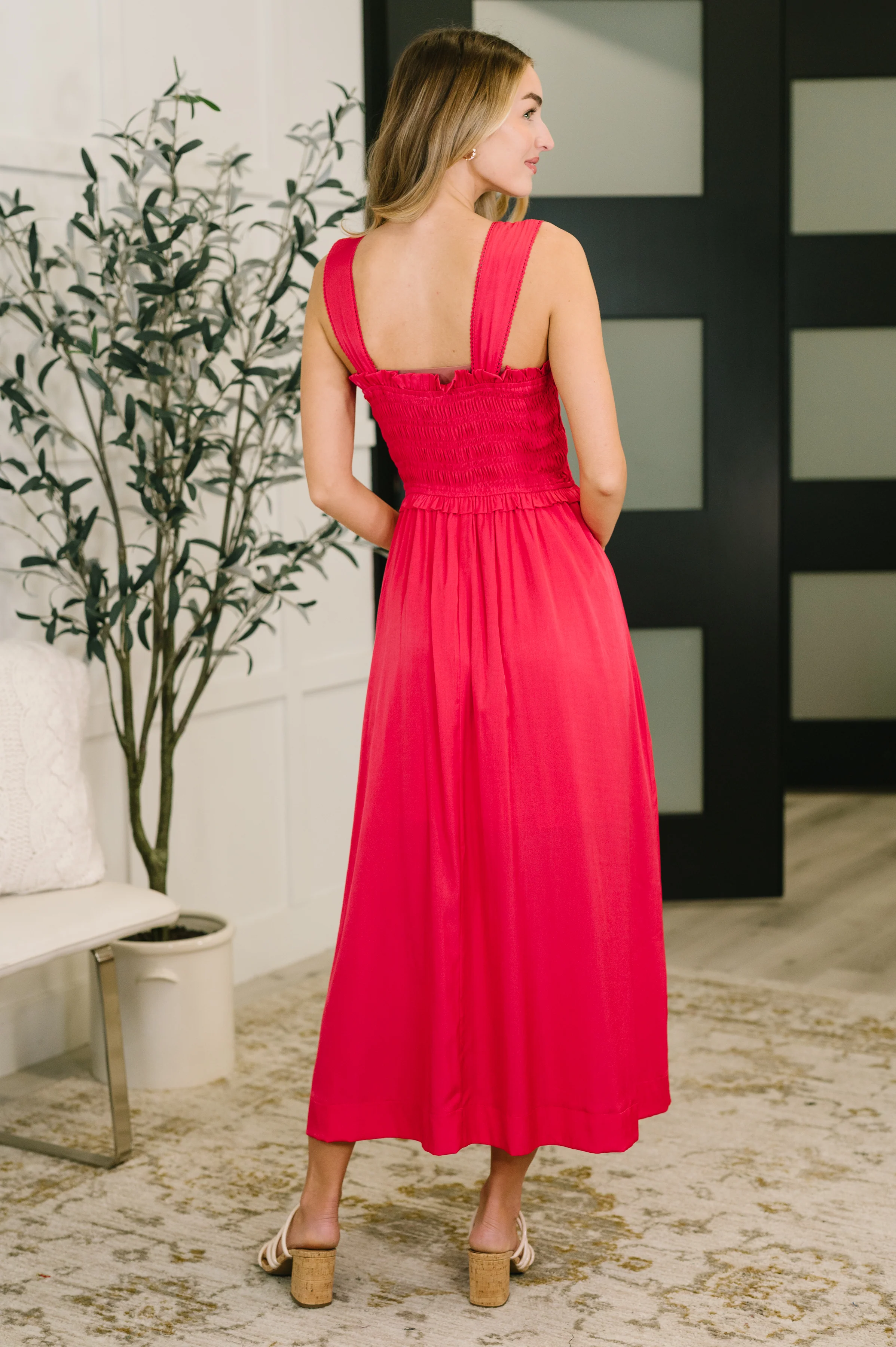 Hold Me Down Midi Dress in Fuchsia - 7/9/2026 - Image 5
