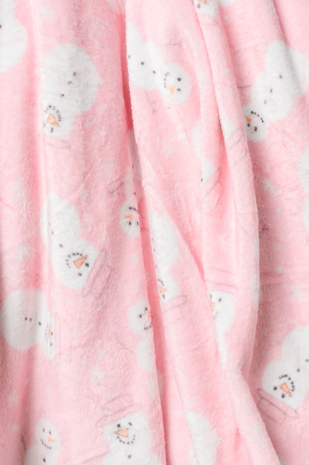 Holiday Fleece Blanket in Pink Snowman - 11/20/2023 - Image 2