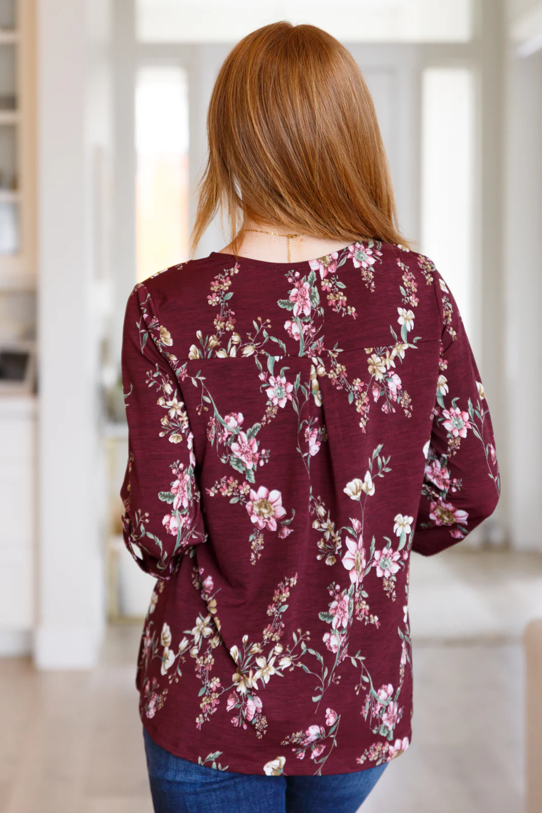 Hometown Classic Top in Wine Floral - 12/5/2023 - Image 7