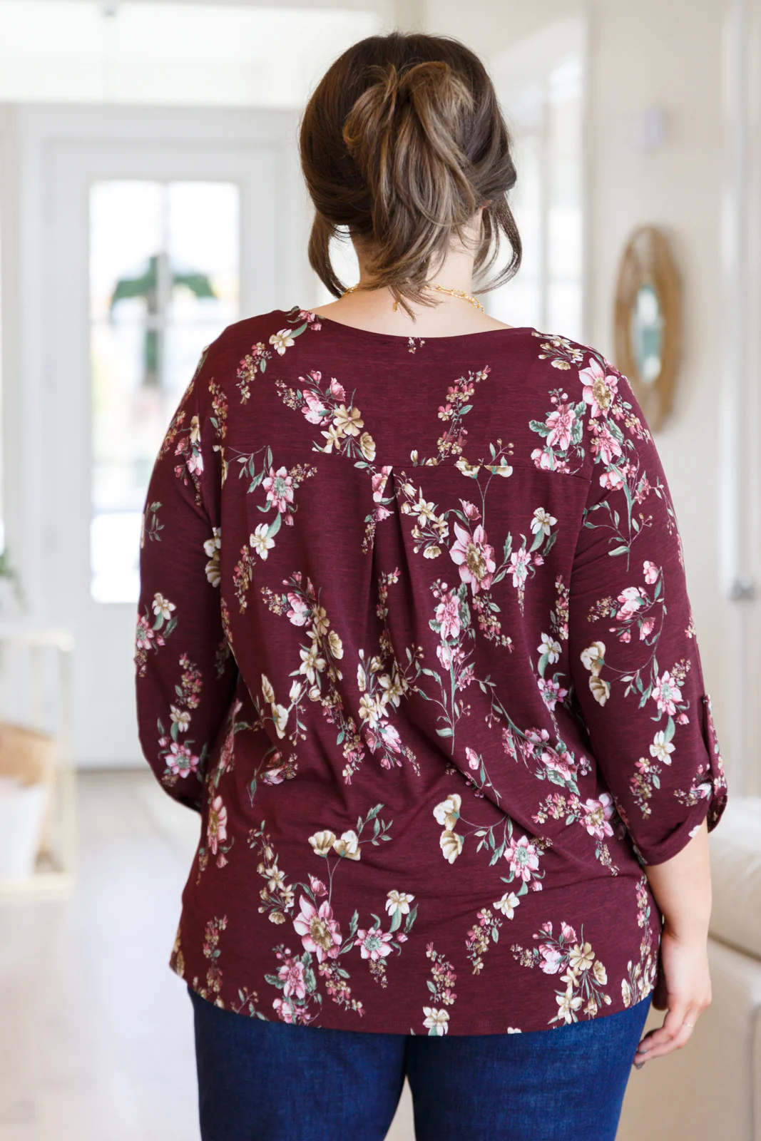 Hometown Classic Top in Wine Floral - 12/5/2023 - Image 9
