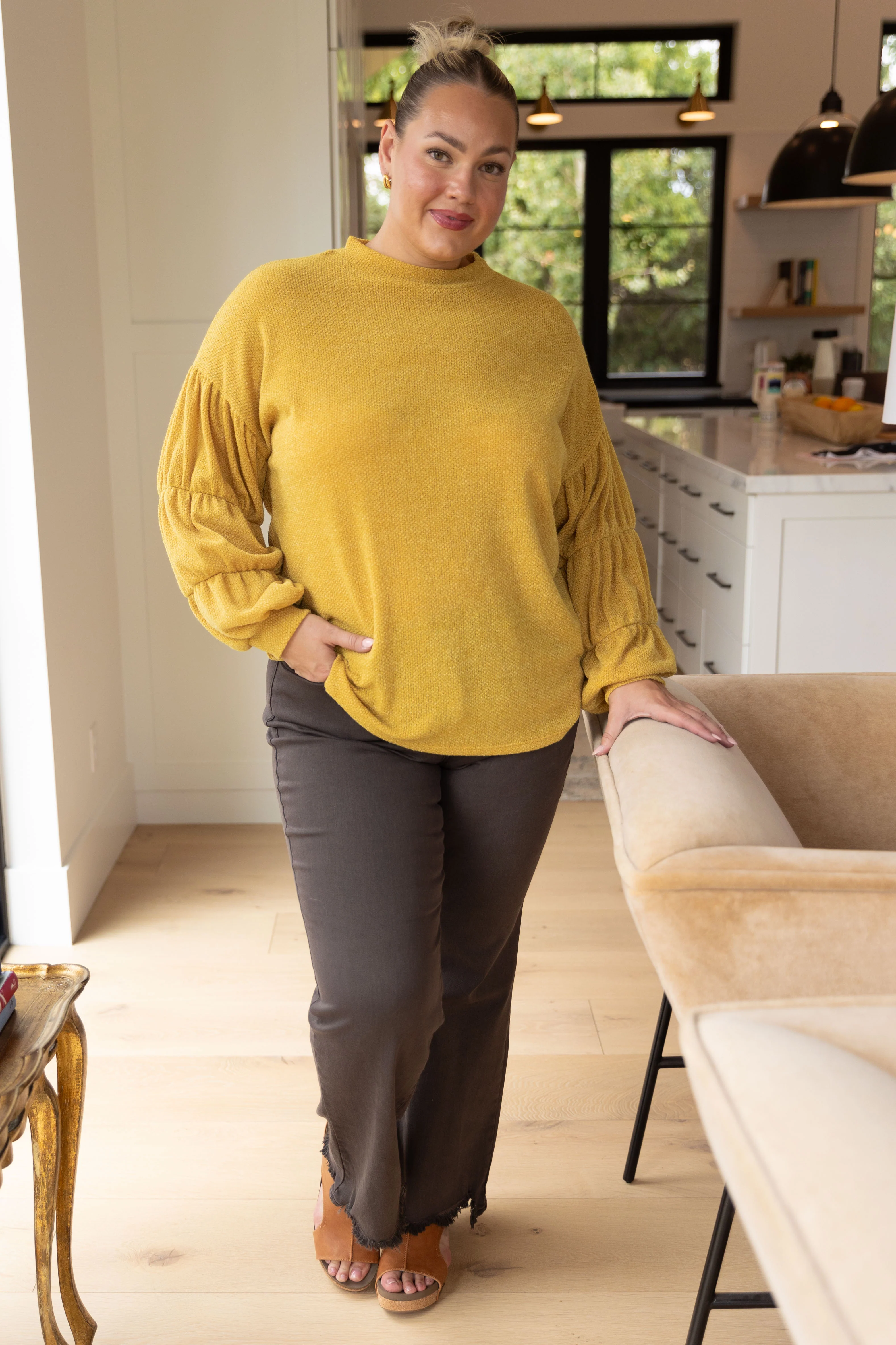 Honey Be Mine Balloon Sleeve Sweater - 9/15/2023 - Image 3