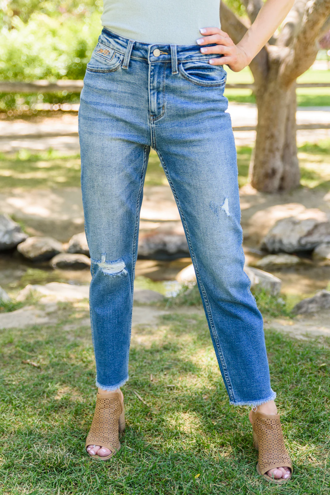 Howdy Embroidery Boyfriend Jeans - 7/28/2022 - Image 8