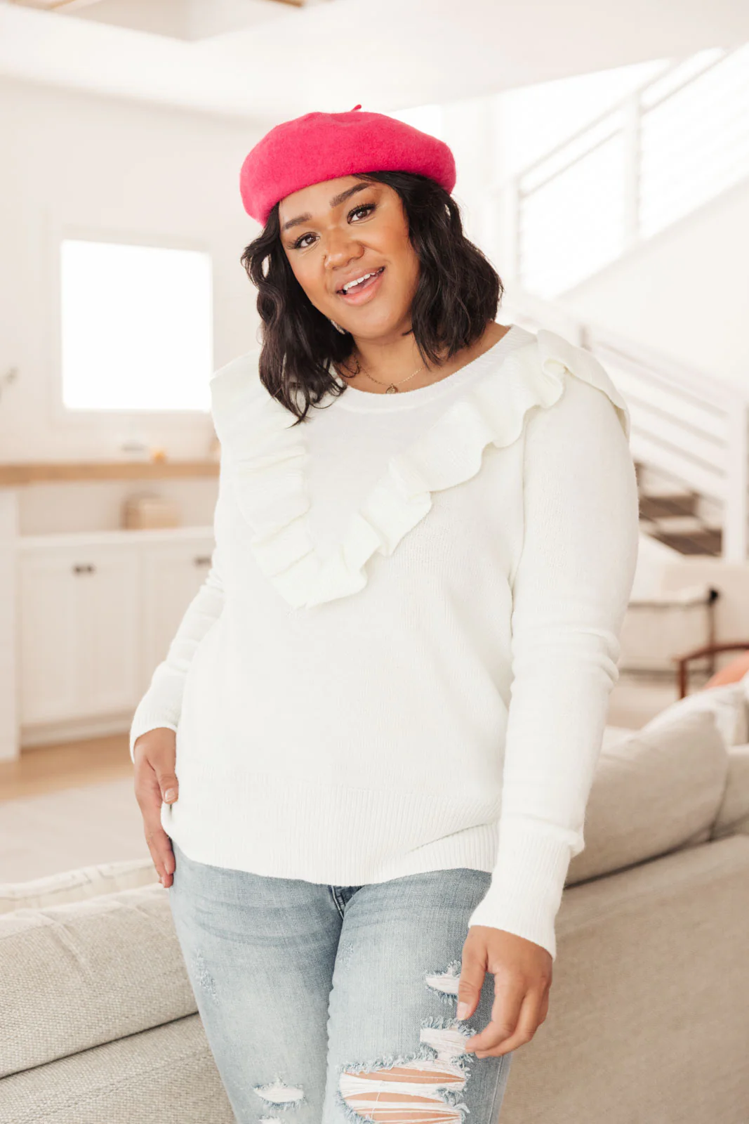 I Choose You Sweater in Ivory - 12/16/2021 - Image 11