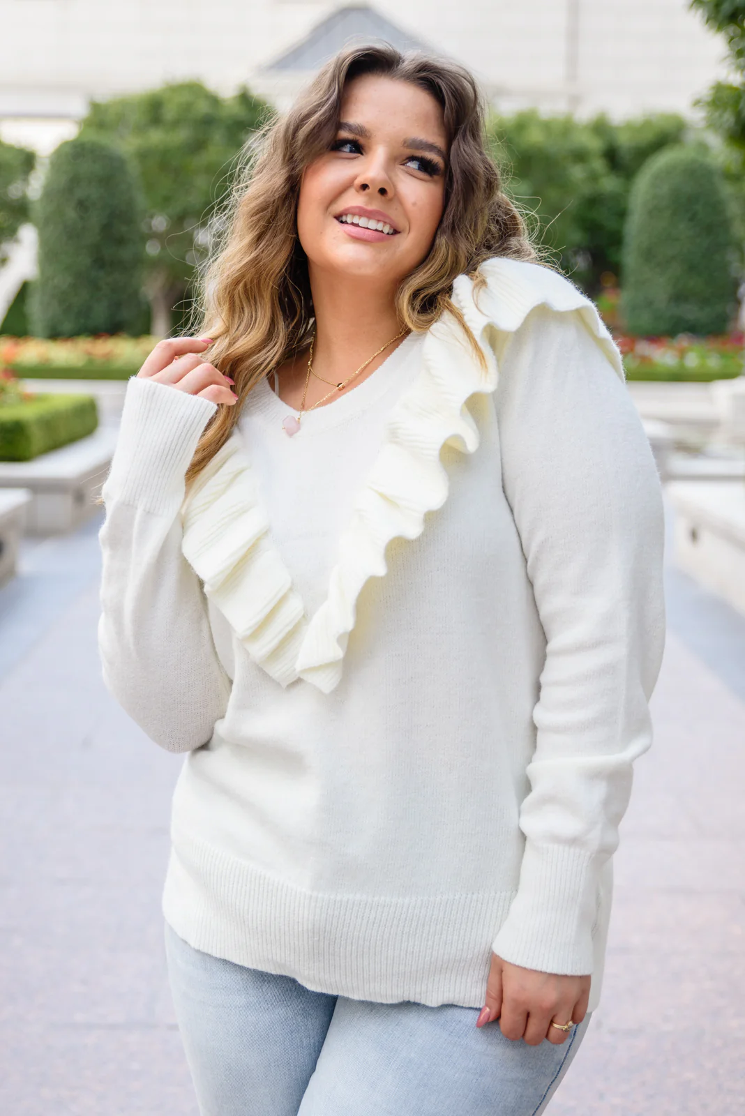 I Choose You Sweater in Ivory - 12/16/2021 - Image 6