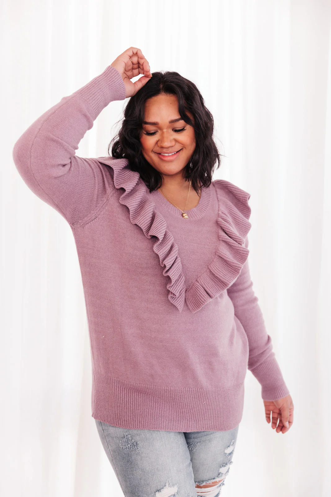I Choose You Sweater in Purple - 12/16/2021 - Image 17