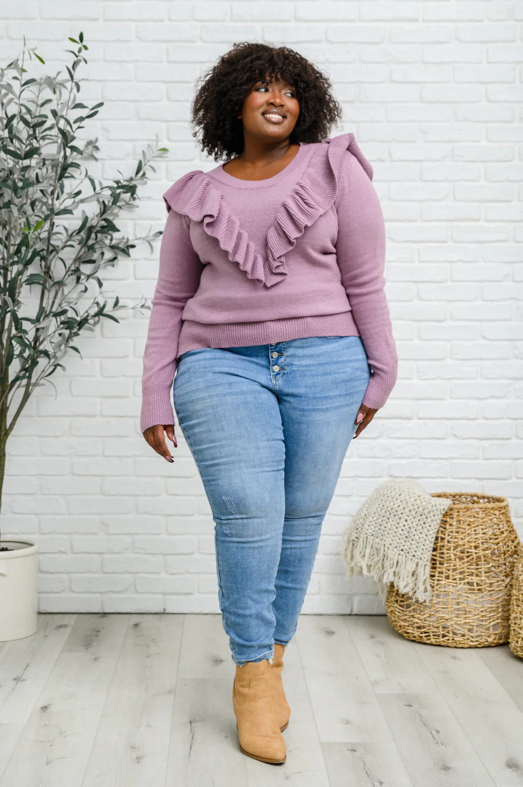 I Choose You Sweater in Purple - 12/16/2021 - Image 4
