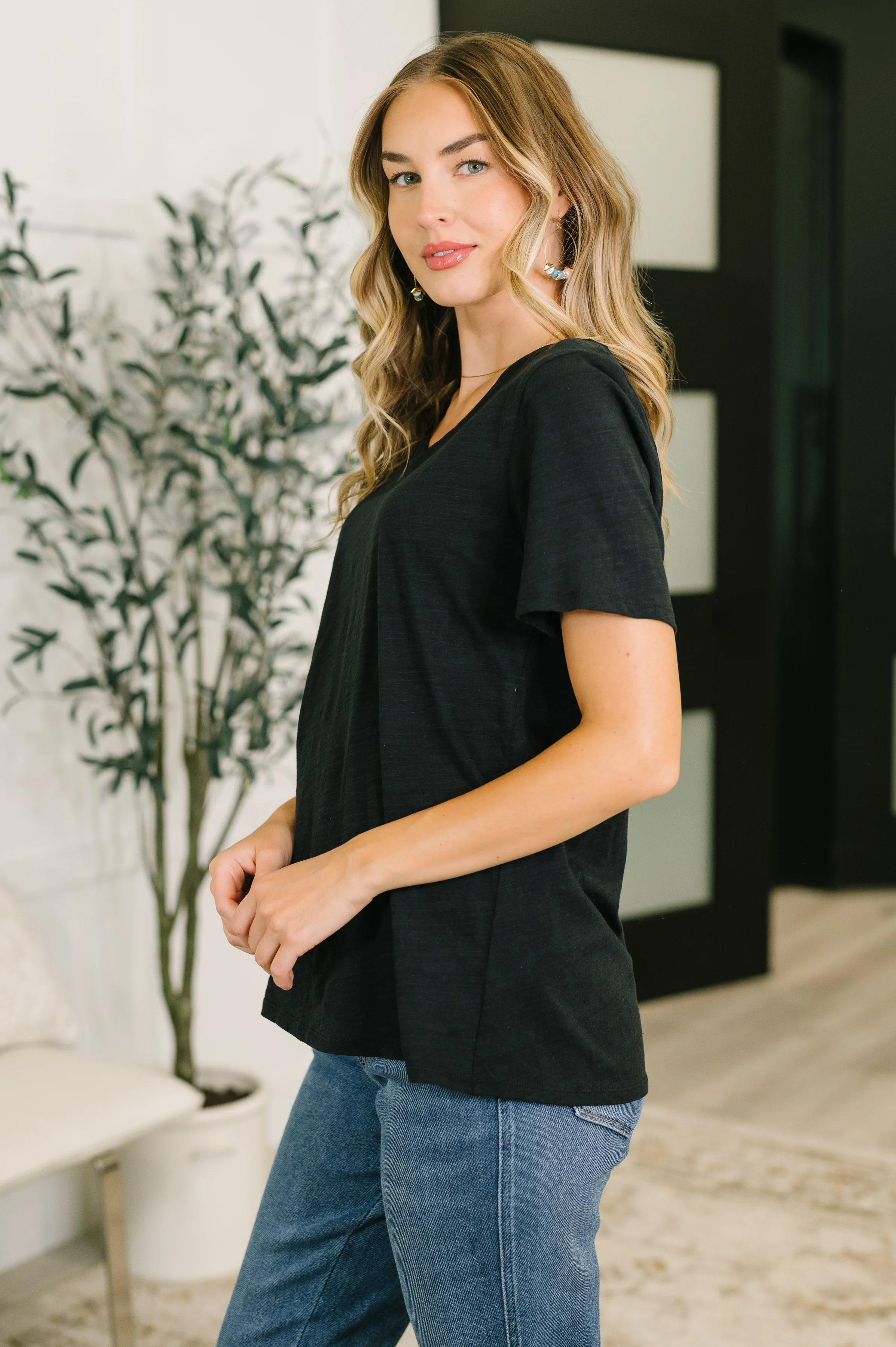 I Don't Have to Choose V-Neck Tee in Black - 7/10/2026 - Image 4