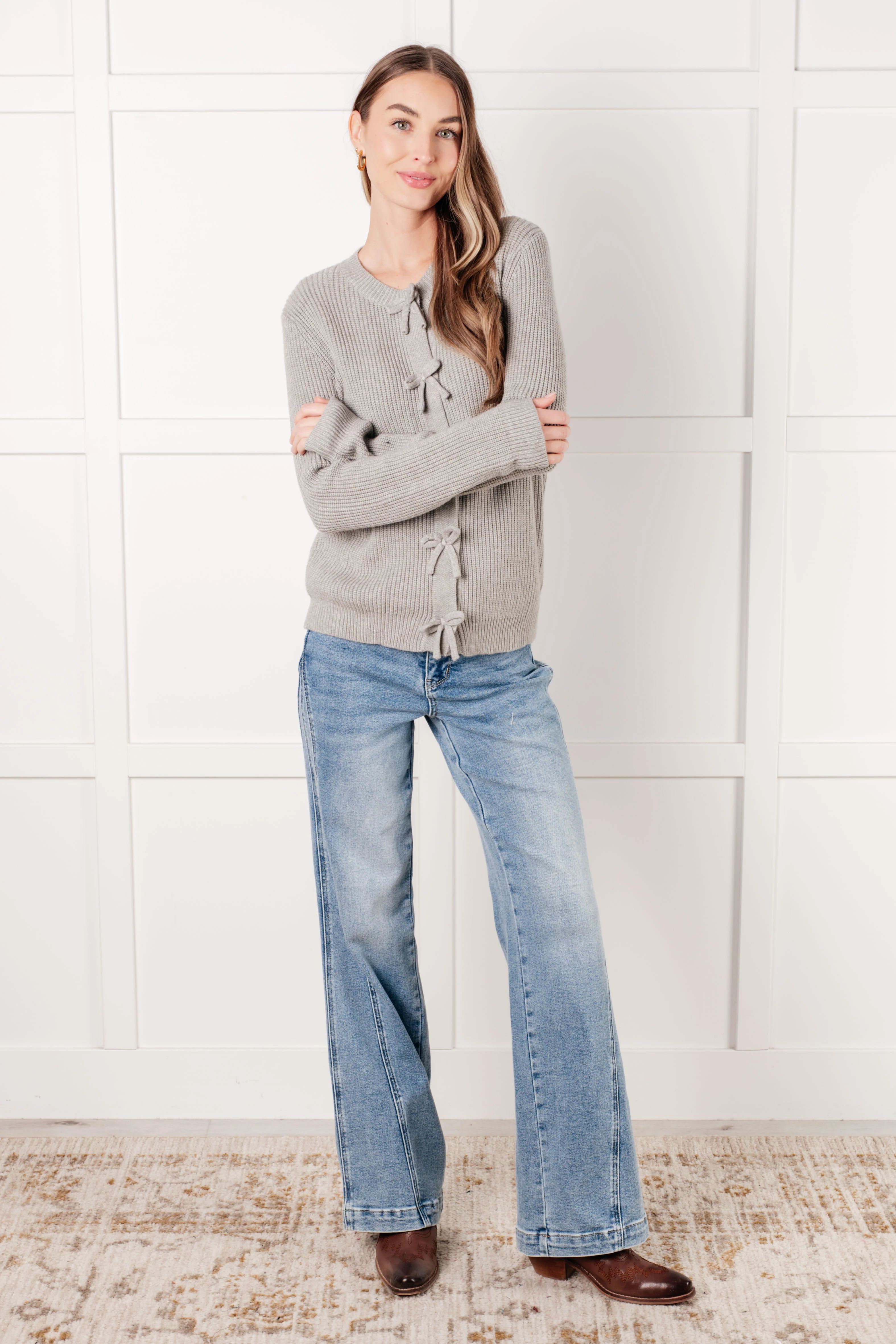 I Don't Know Why Bow Front Cardigan - 1/21/2025 - Image 4