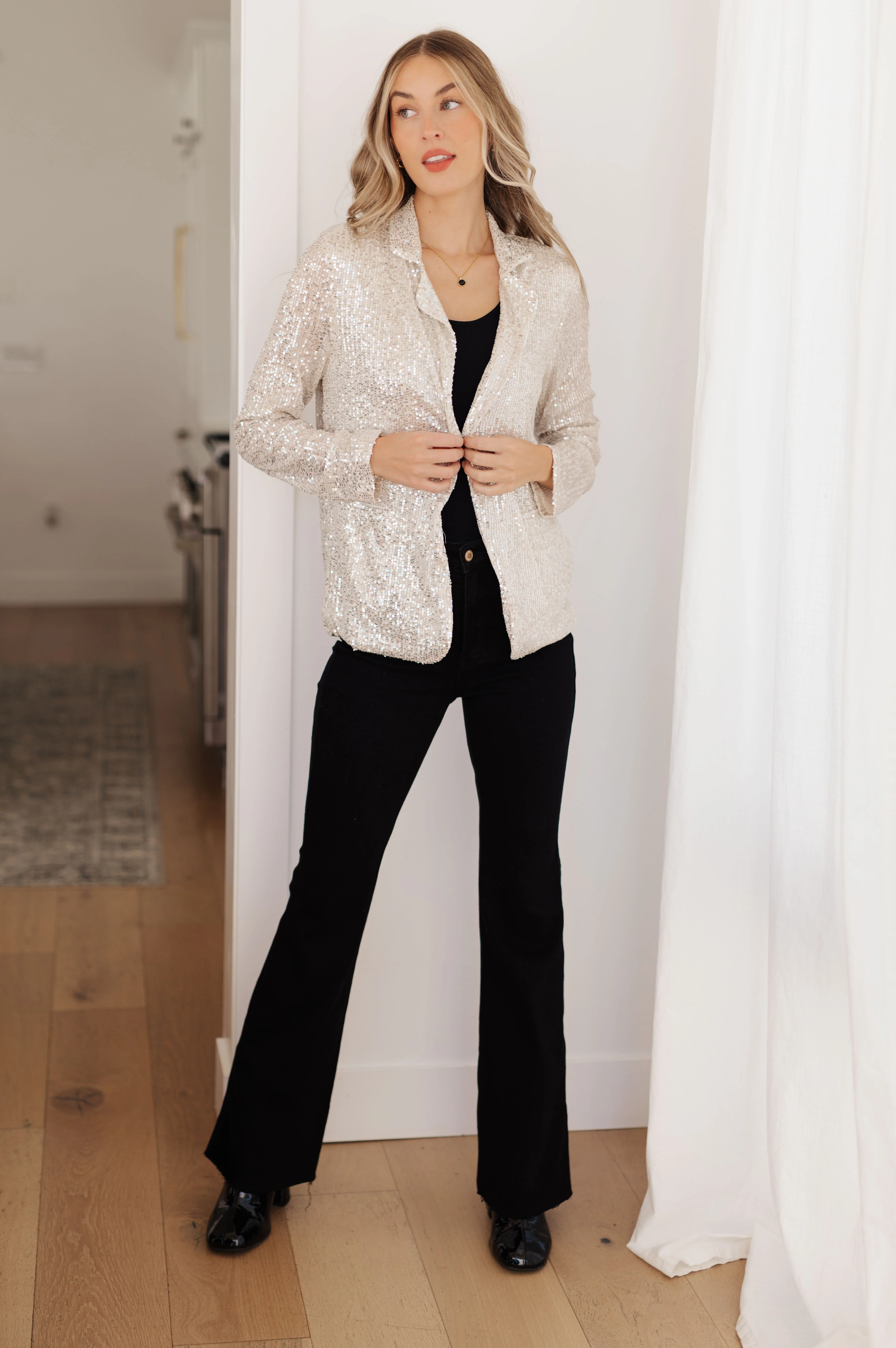 I Know You're Busy Sequin Blazer - 10/24/2023 - Image 3