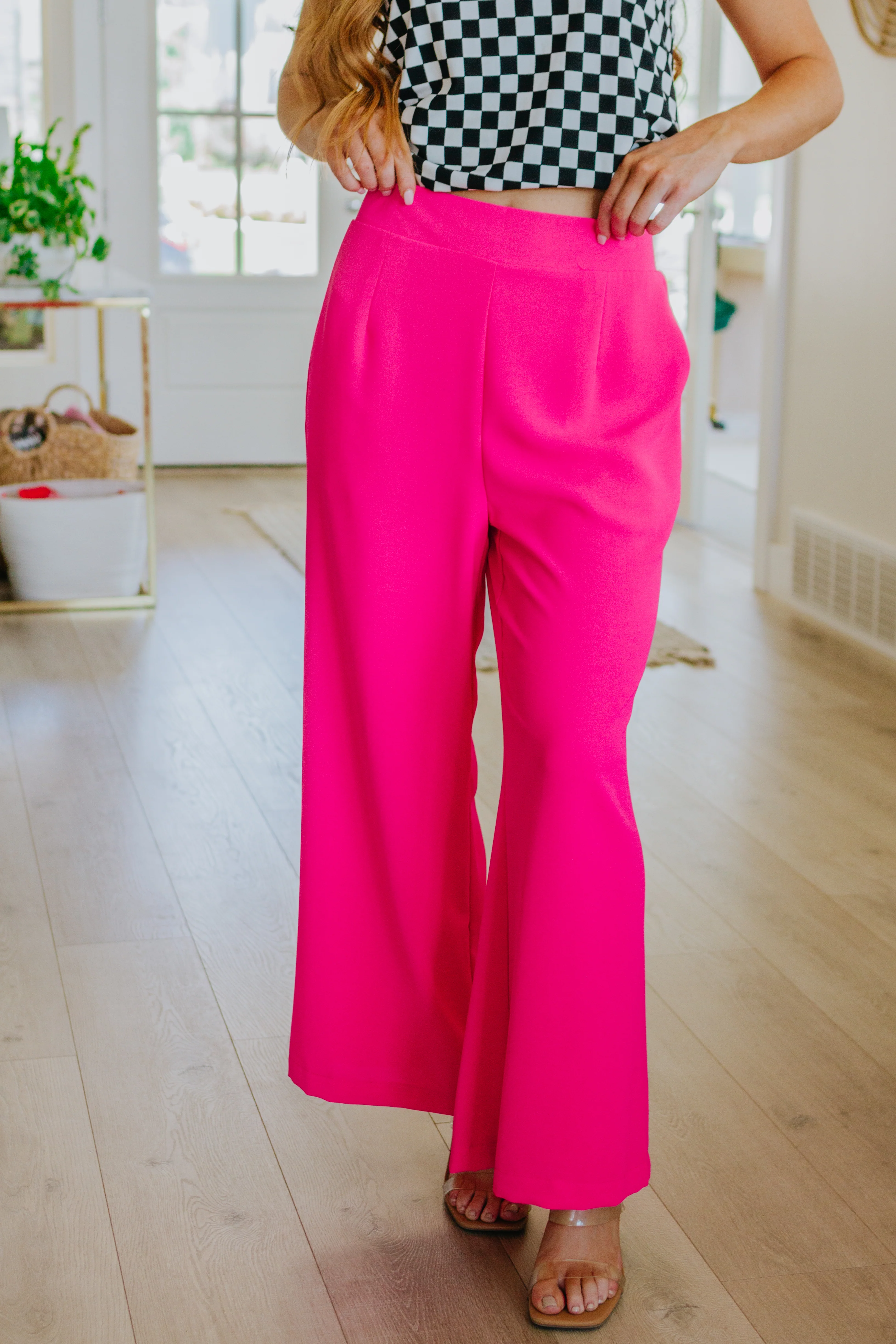 I Love These High Rise Wide Leg Pants in Hot Pink - 8/3/2023 - Image 3