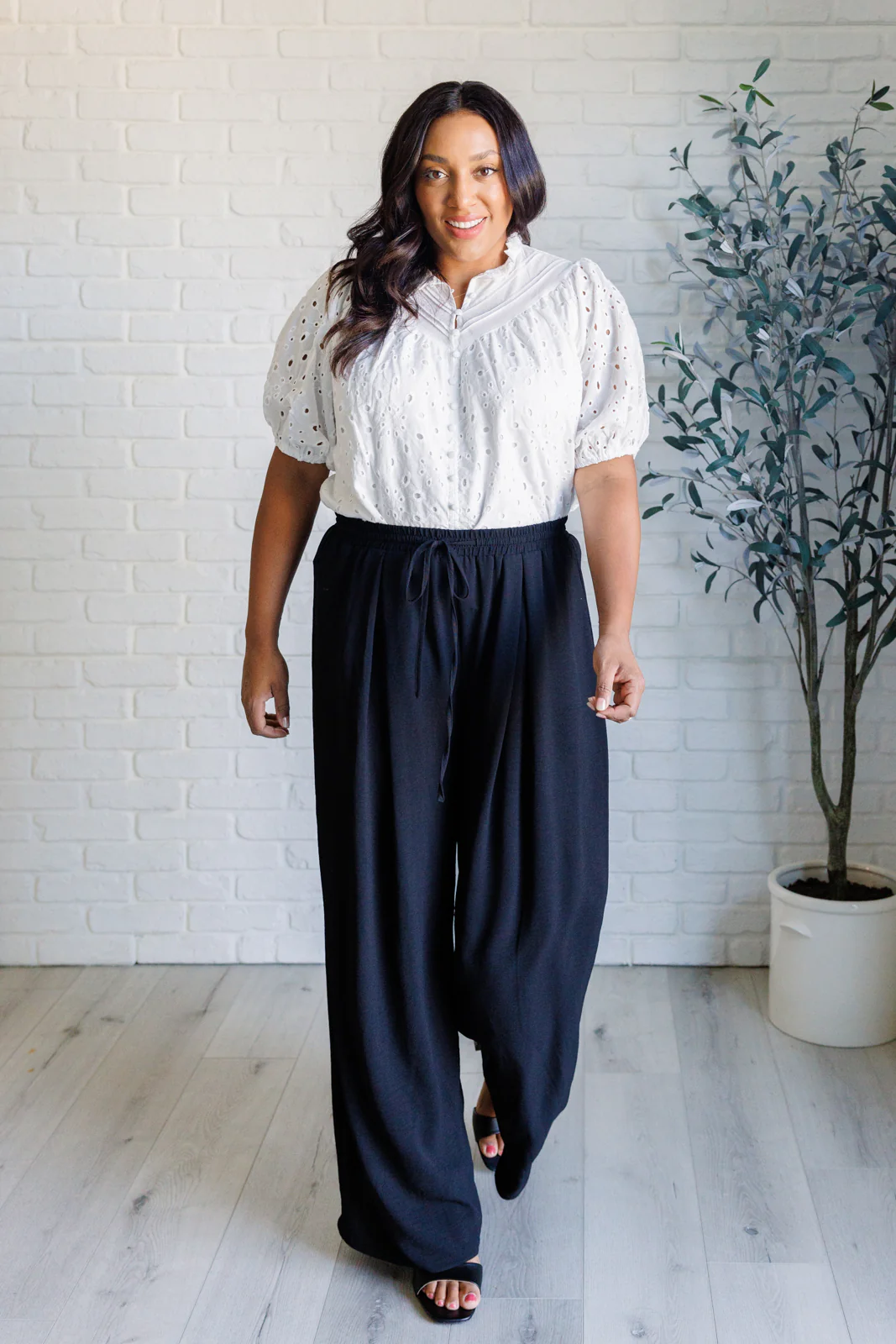 I'll Let You Know Eyelet Lace Blouse - 3/17/2025 - Image 5