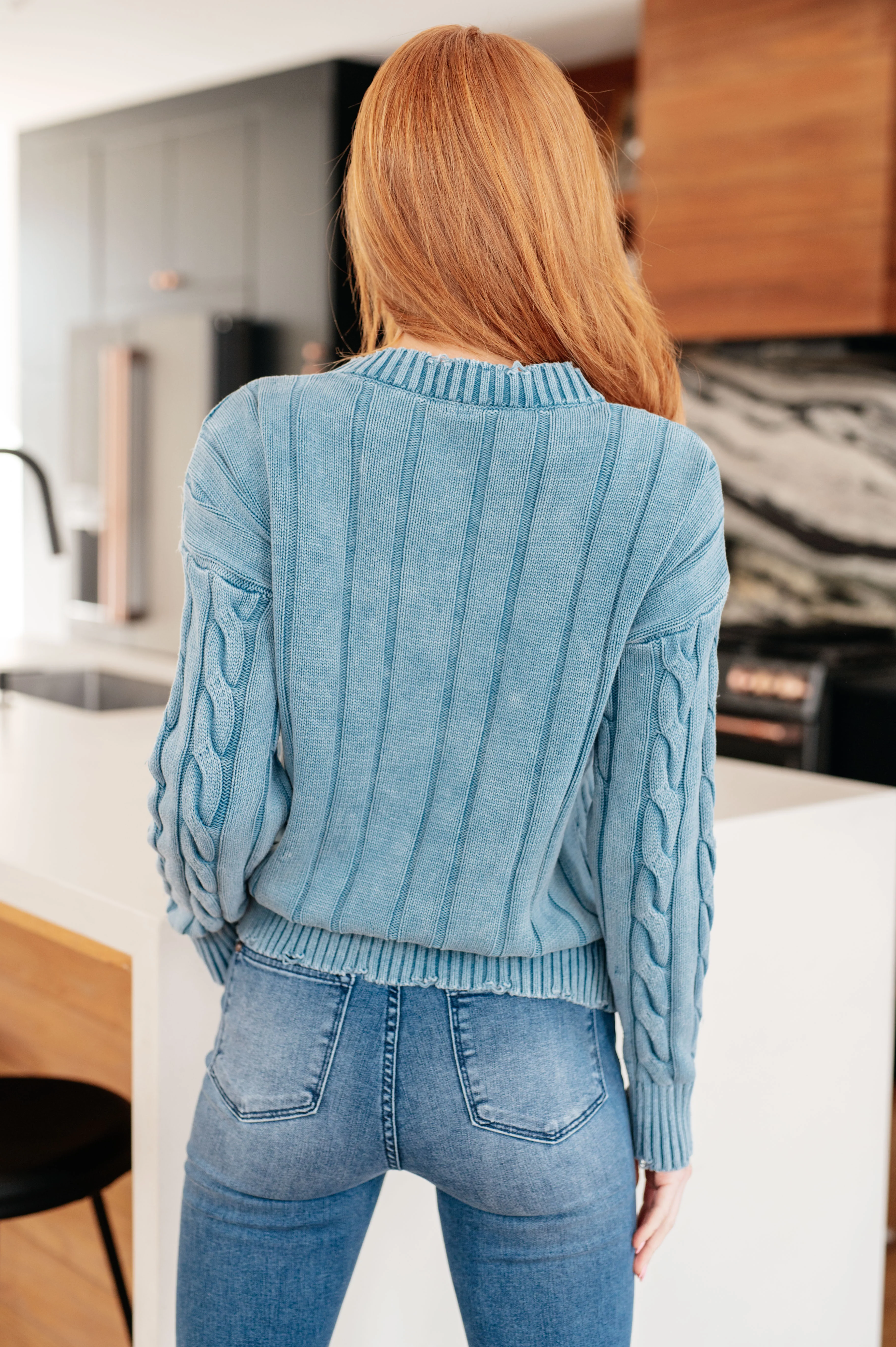 In the Right Direction Cable Knit Sweater - 11/17/2025 - Image 15