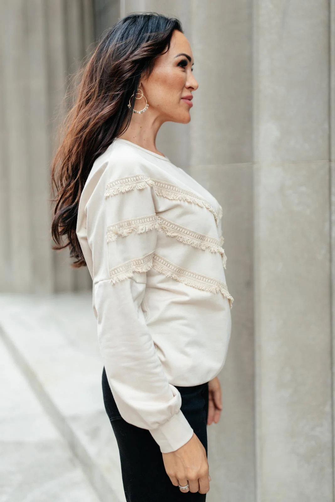 Into The Fringe Top in Beige - 10/21/2021 - Image 19