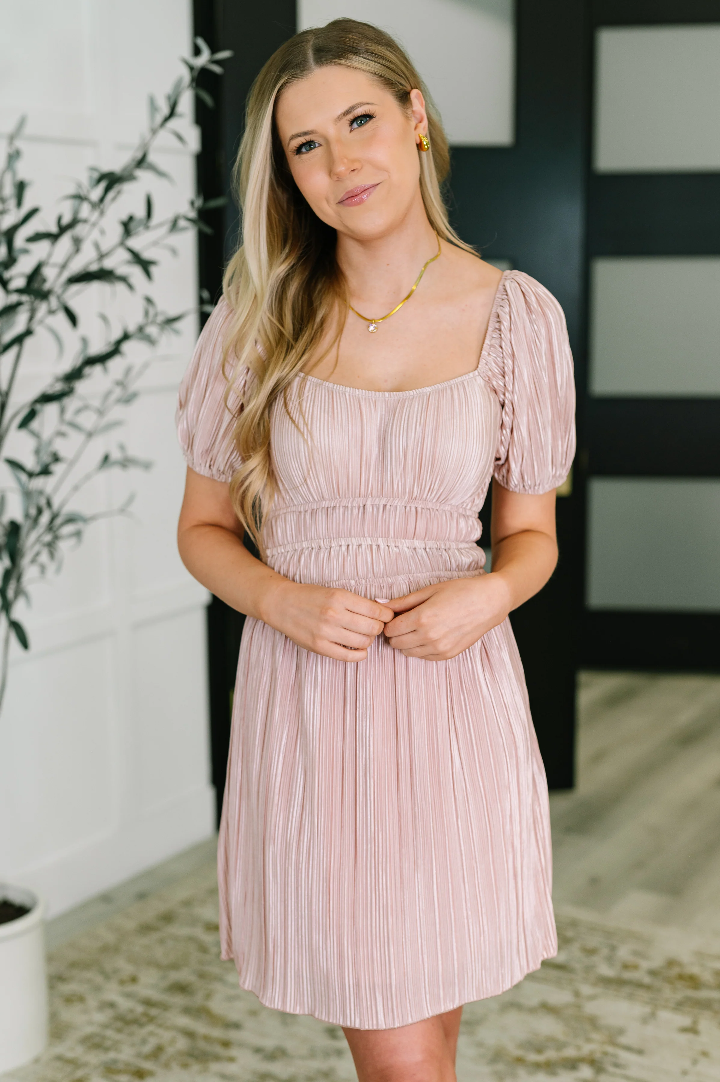 It's For the Aesthetic Balloon Sleeve Dress - 3/19/2026