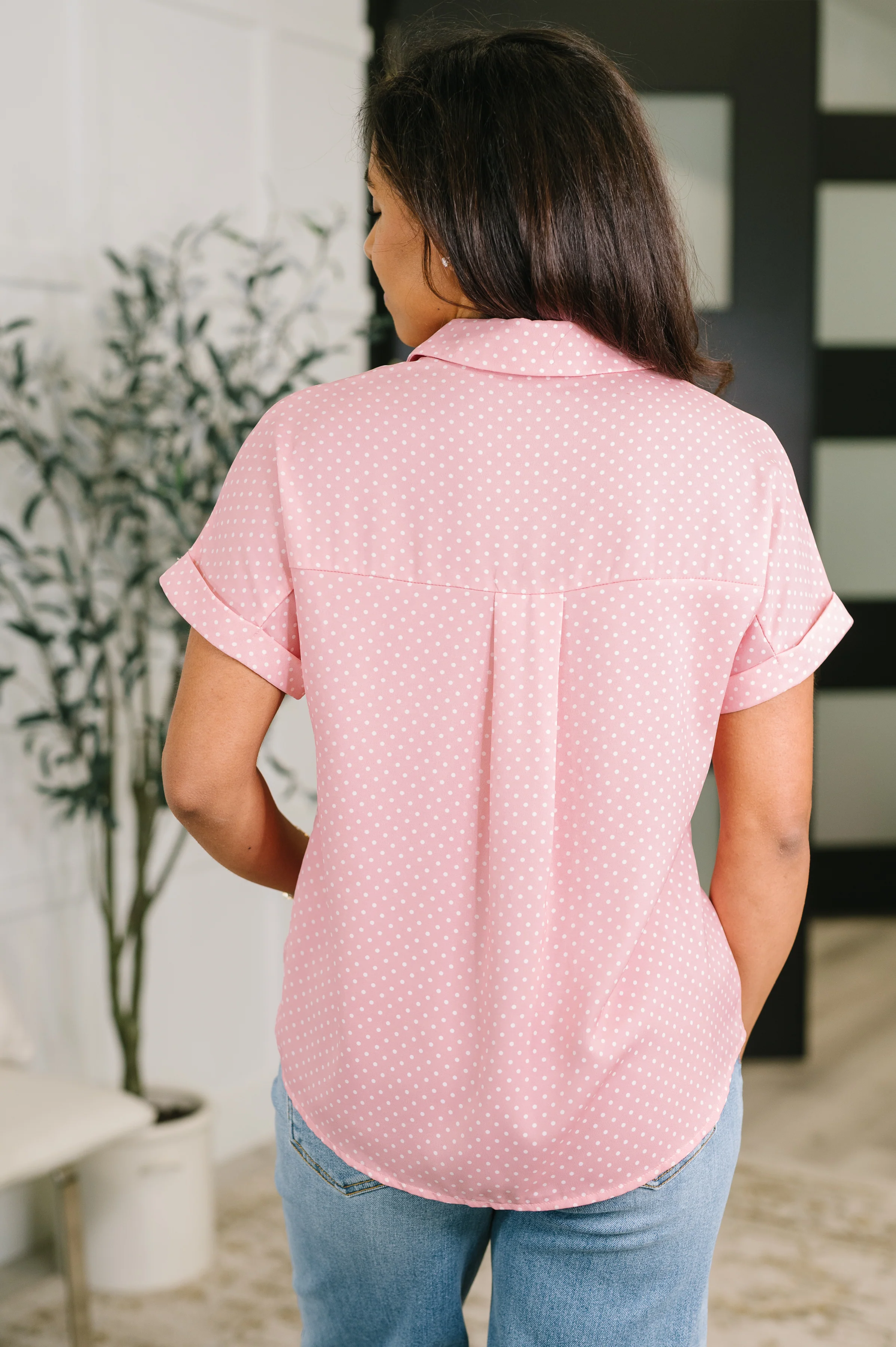 It's Just Business Collared Button Down Blouse - 7/21/2026 - Image 6