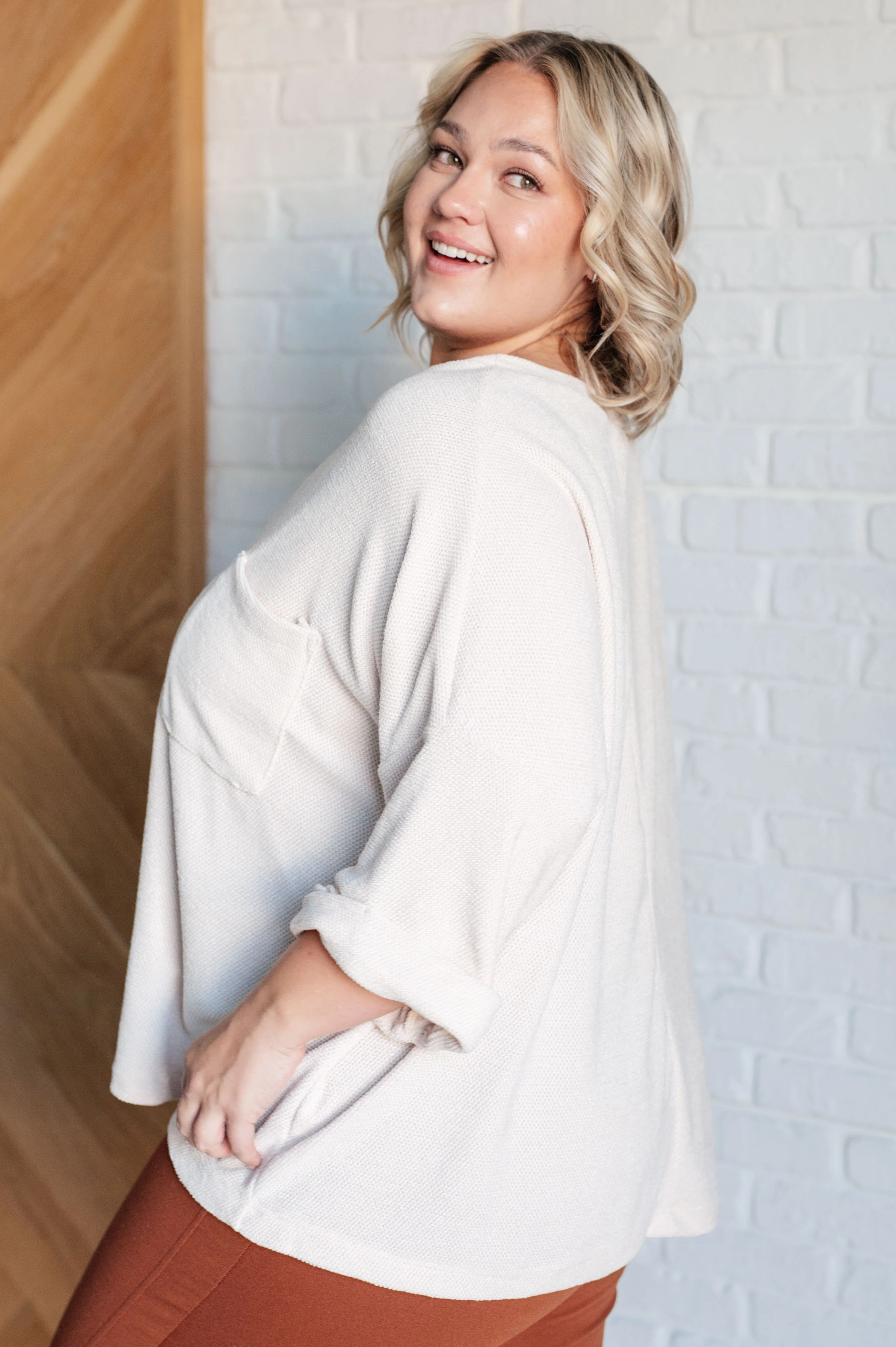 Ivory Thoughts Chenille Blouse - 9/15/2025 - Image 6