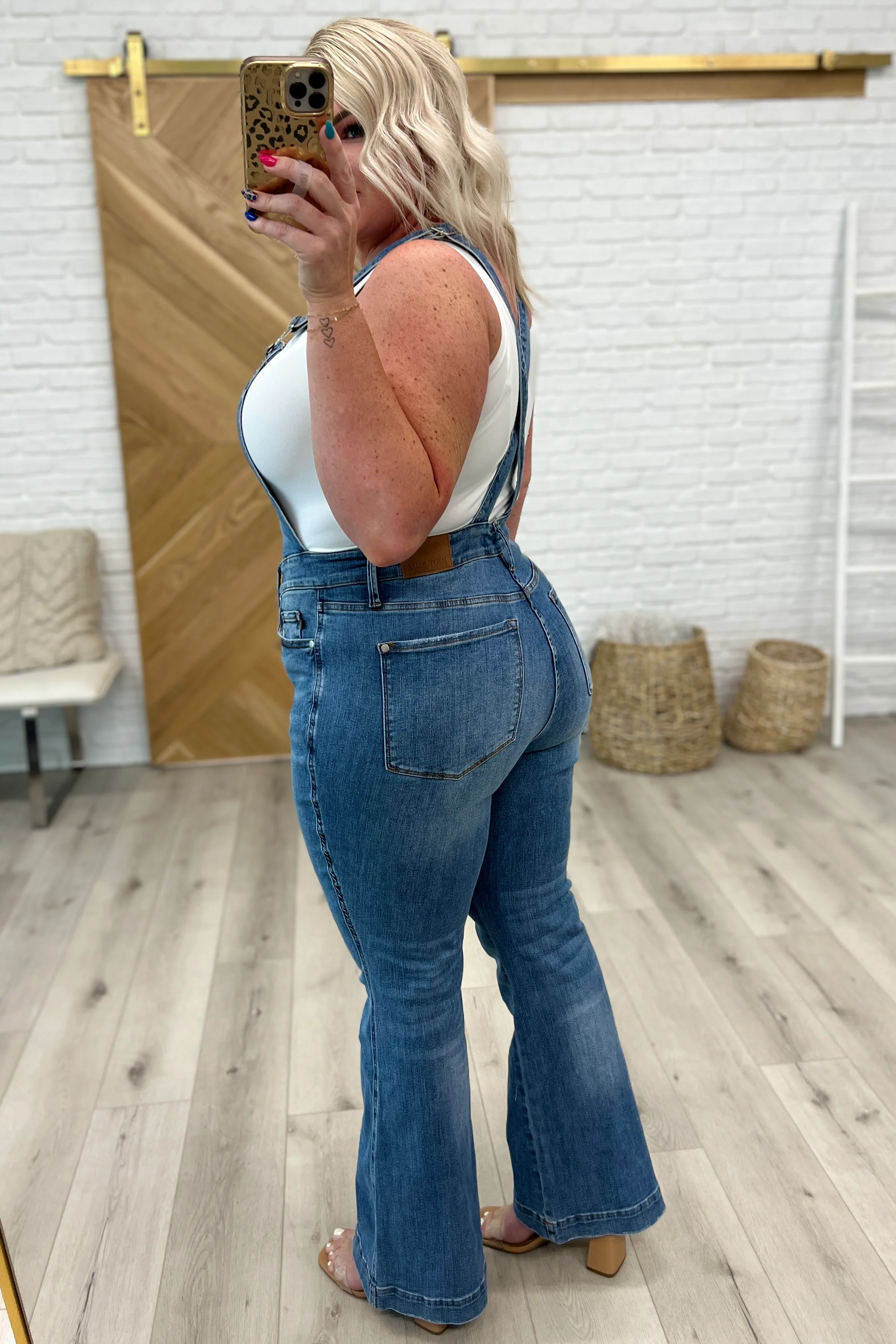 Izzy Control Top Retro Flare Overalls - 6/28/2023 - Image 16