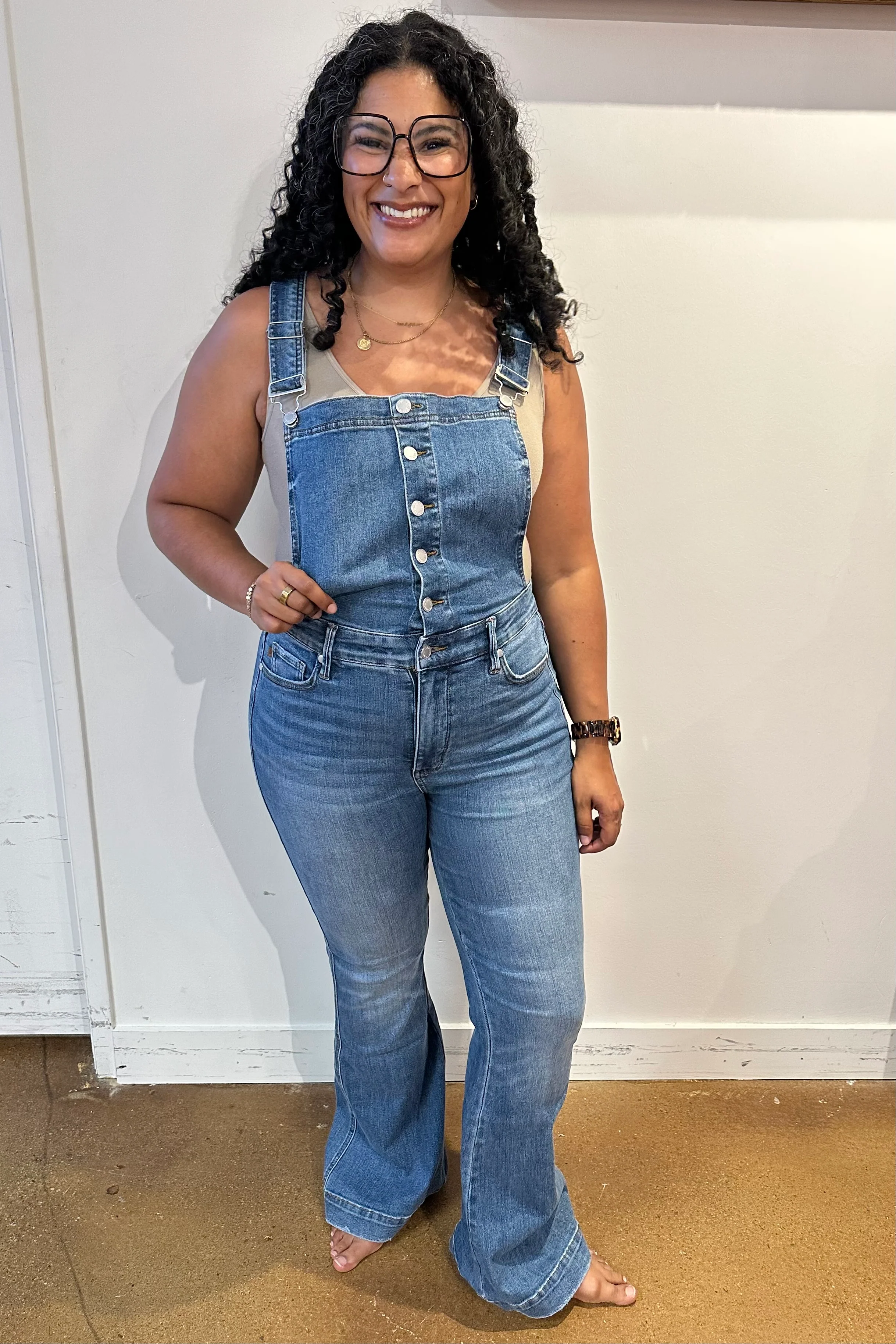 Izzy Control Top Retro Flare Overalls - 6/28/2023 - Image 18