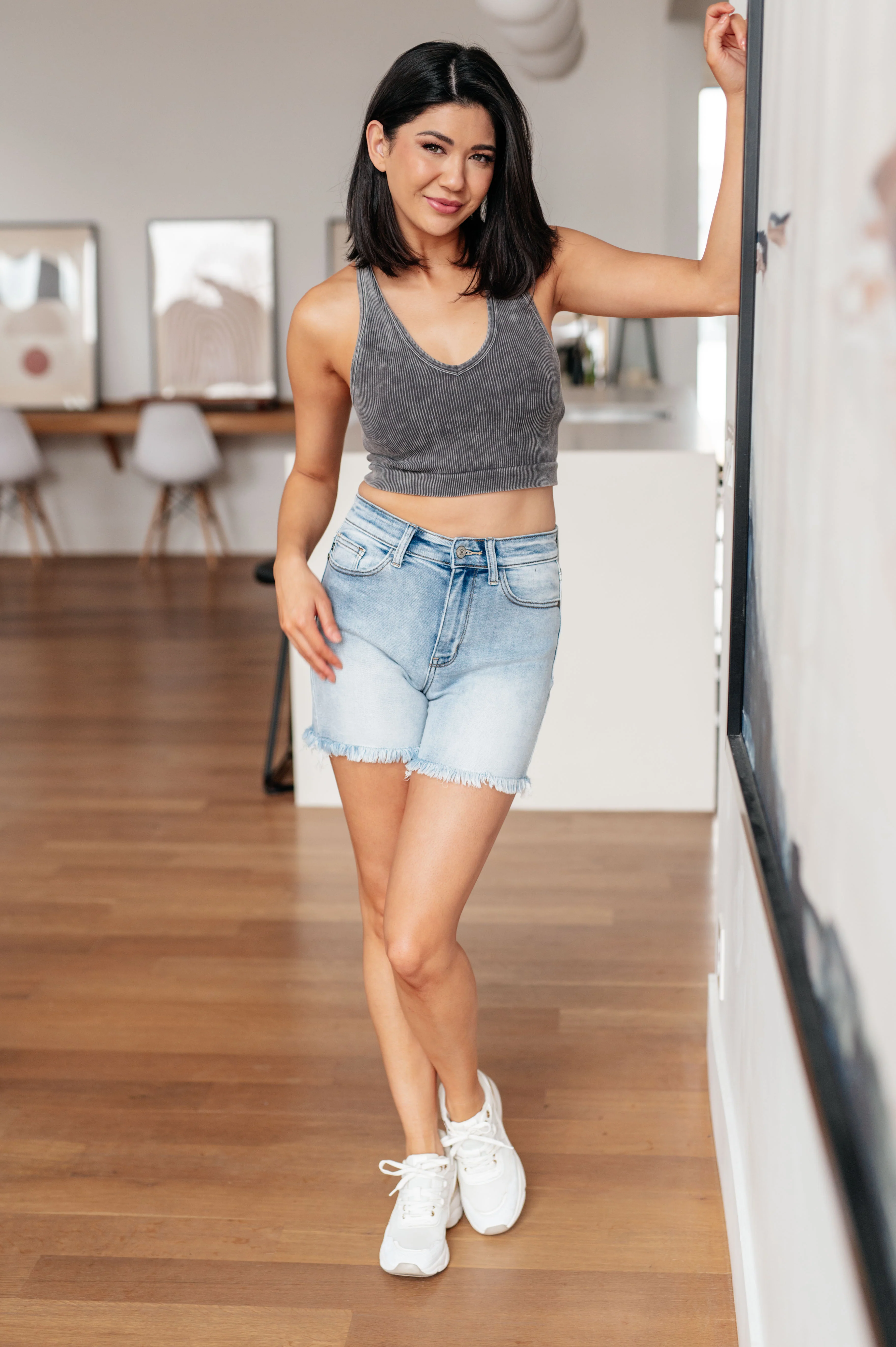 Jenny High Rise Cutoff Dad Shorts - 1/3/2024 - Image 2