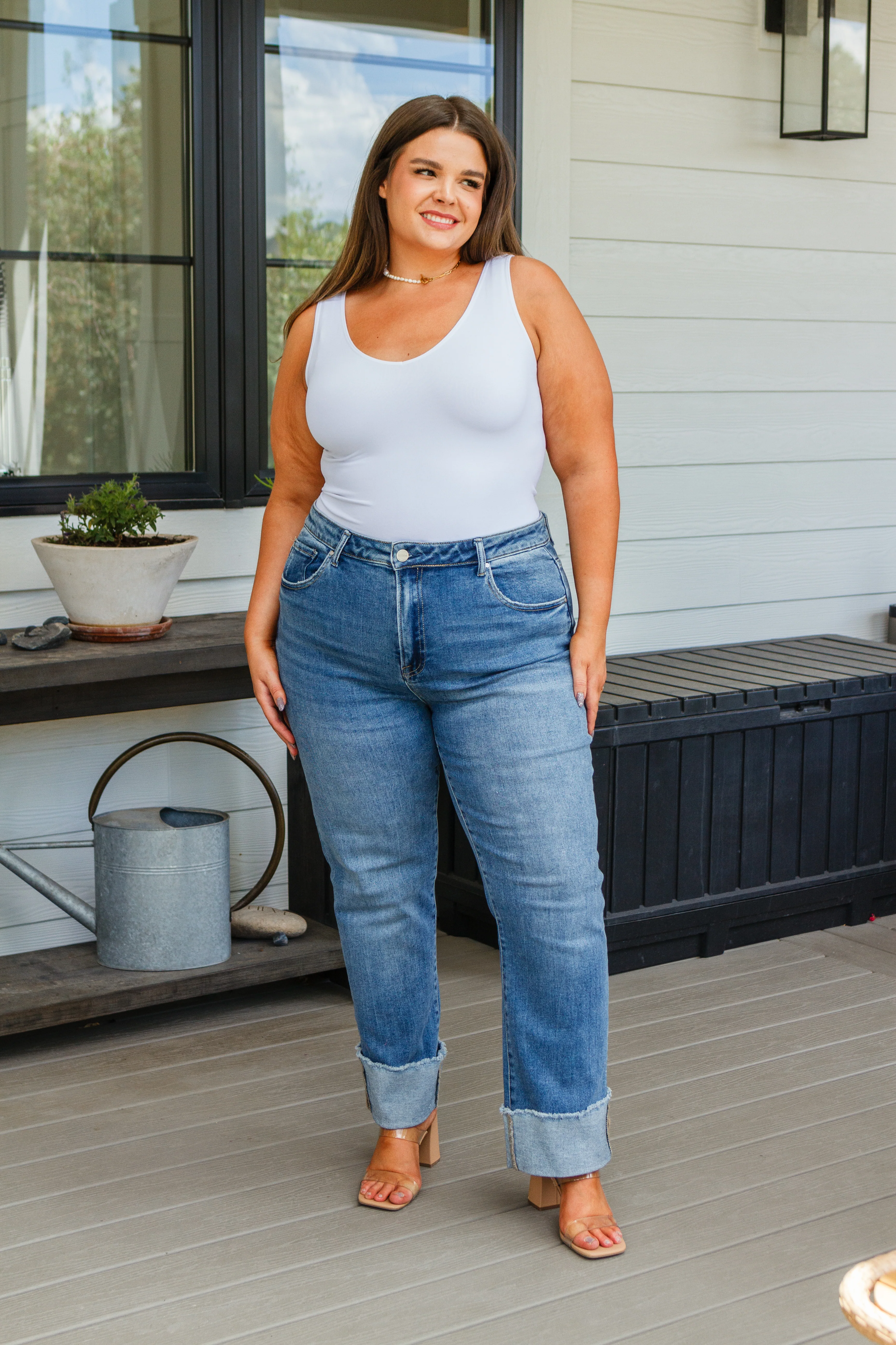 Jones High Rise Cuffed Straight Jeans - 8/17/2023 - Image 3