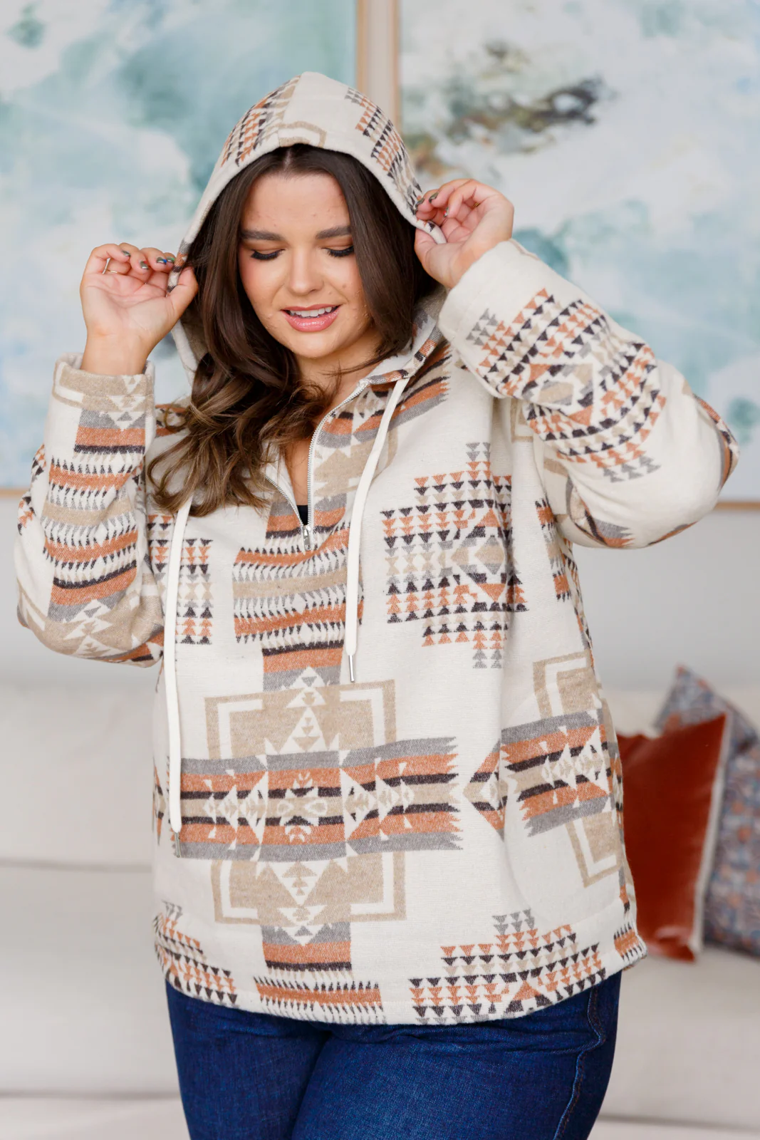 Just Going For It Aztec Hoodie - 11/6/2025 - Image 10