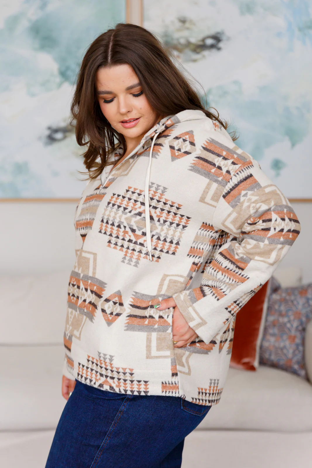 Just Going For It Aztec Hoodie - 11/6/2025 - Image 8