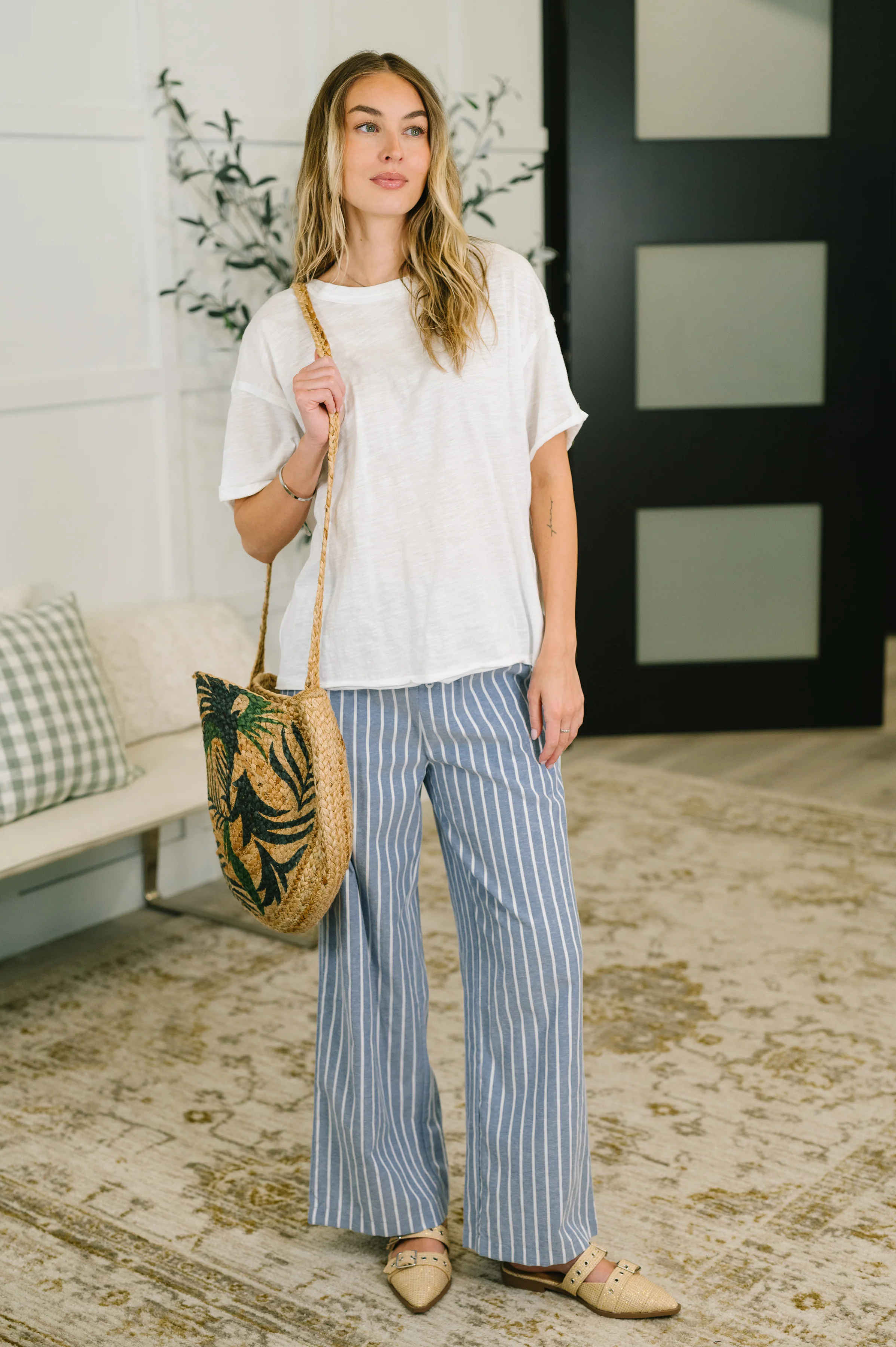 Just Like That Relaxed Heather Tee in Ivory - 5/19/2026 NEW - Image 3