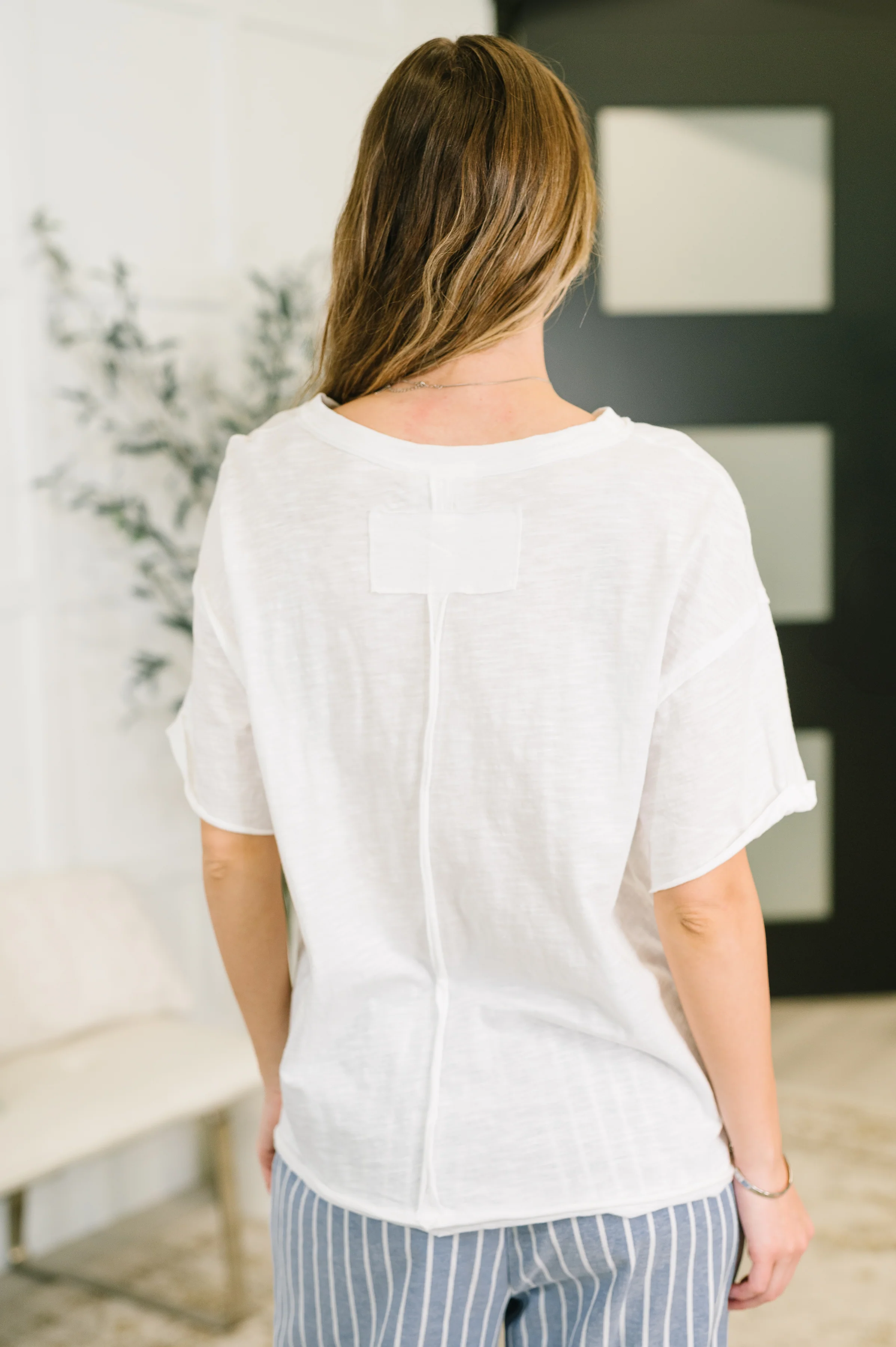 Just Like That Relaxed Heather Tee in Ivory - 5/19/2026 NEW - Image 6