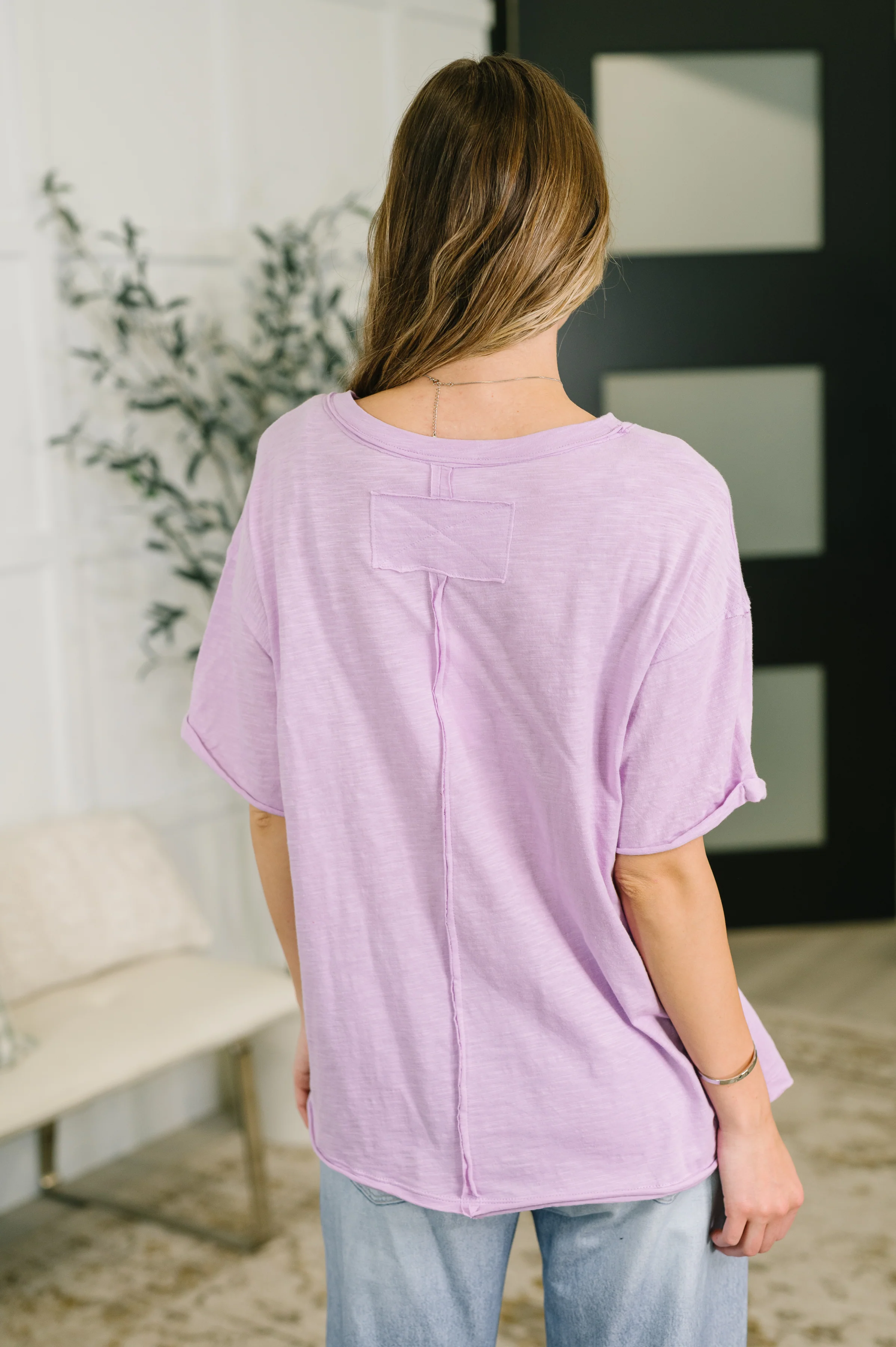 Just Like That Relaxed Heather Tee in Lilac - 5/19/2026 NEW - Image 6