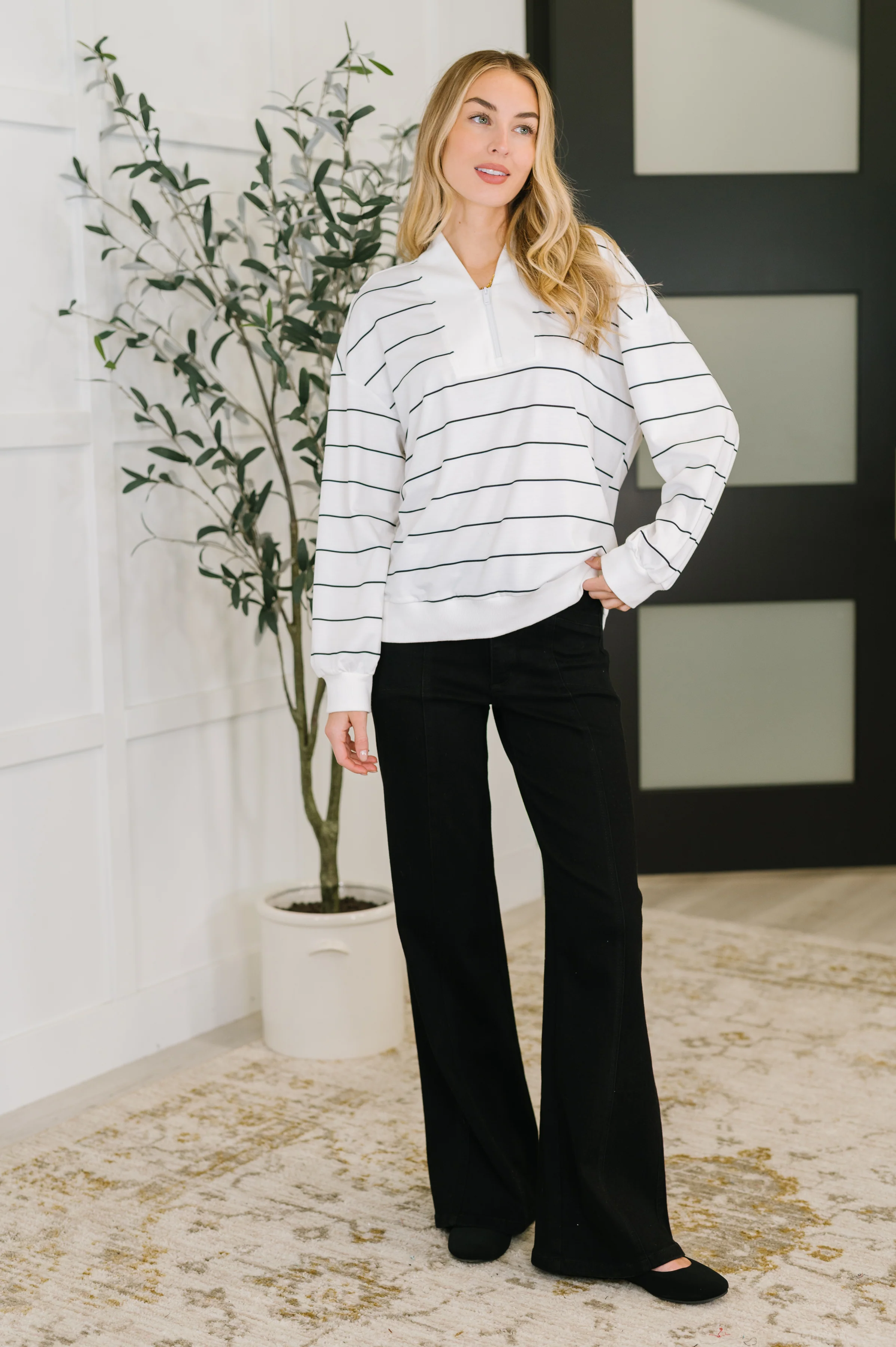 Just My Stripe Zipper Top - 11/14/2025 - Image 3