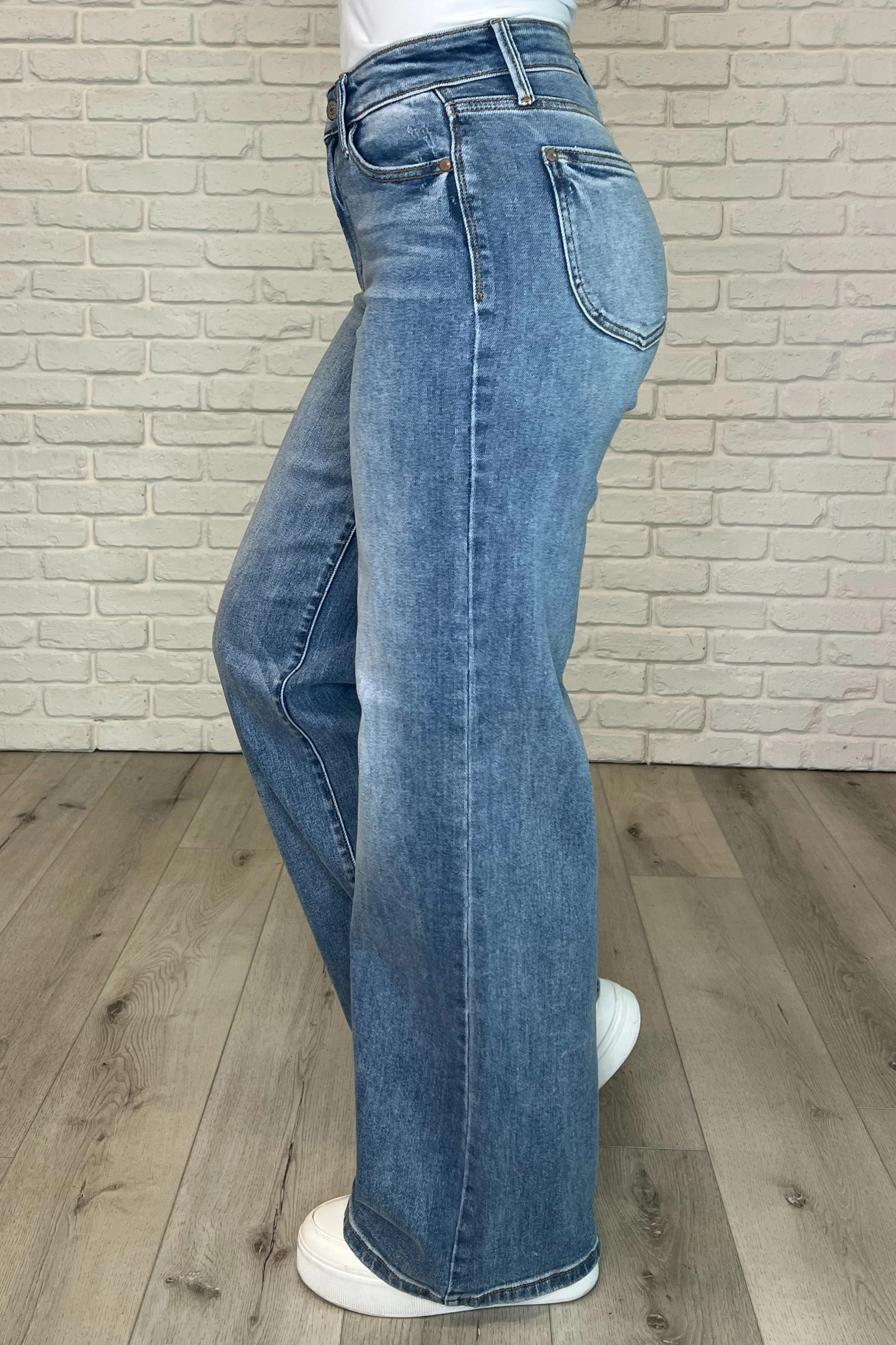 Karis High Rise Vintage Wash Retro Wide Leg - 2/19/2025 - Image 3