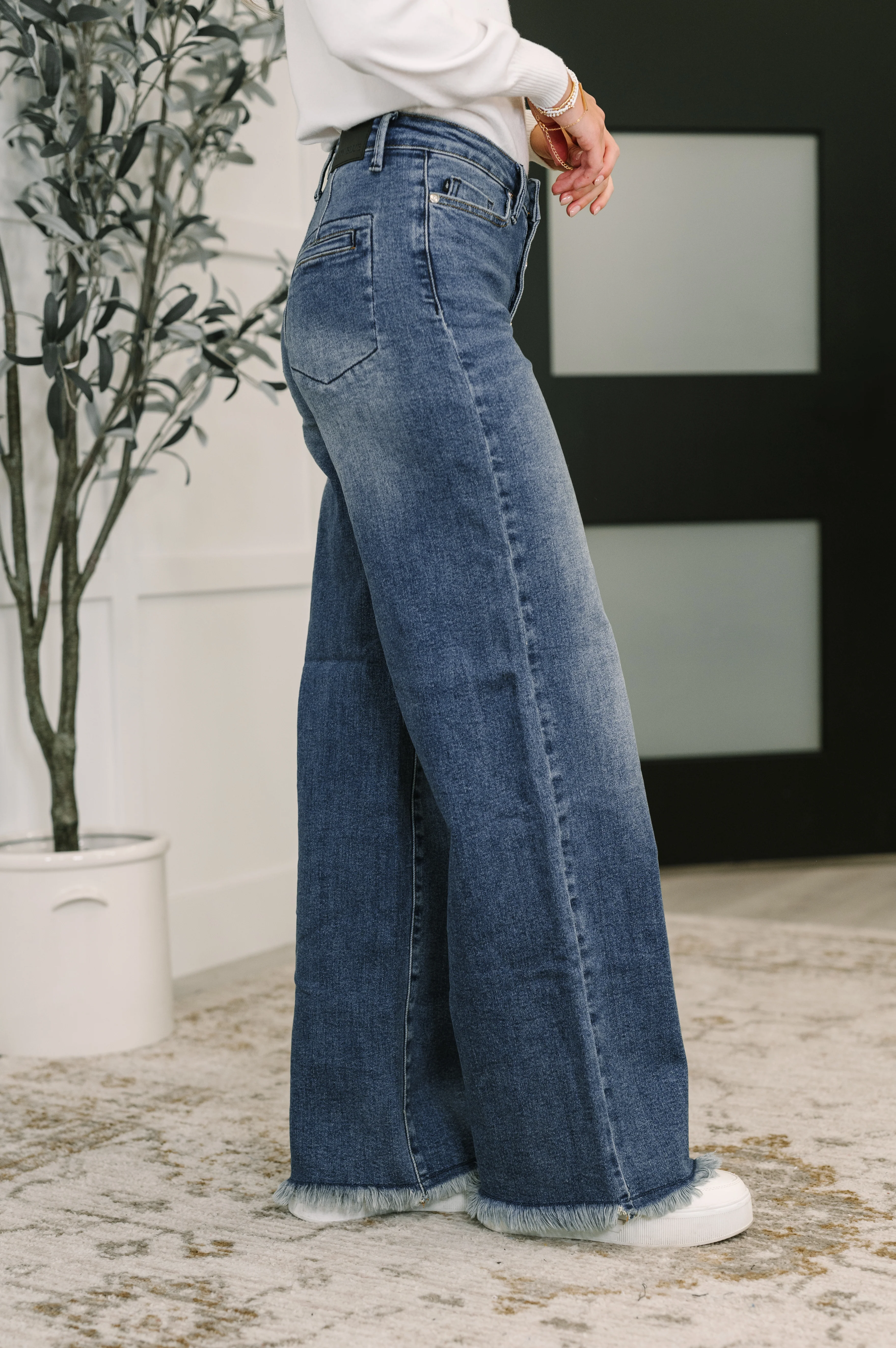 Karla High Waist Column Straight Button-Fly & Back Welt Pkts - 9/17/2025 - Image 4