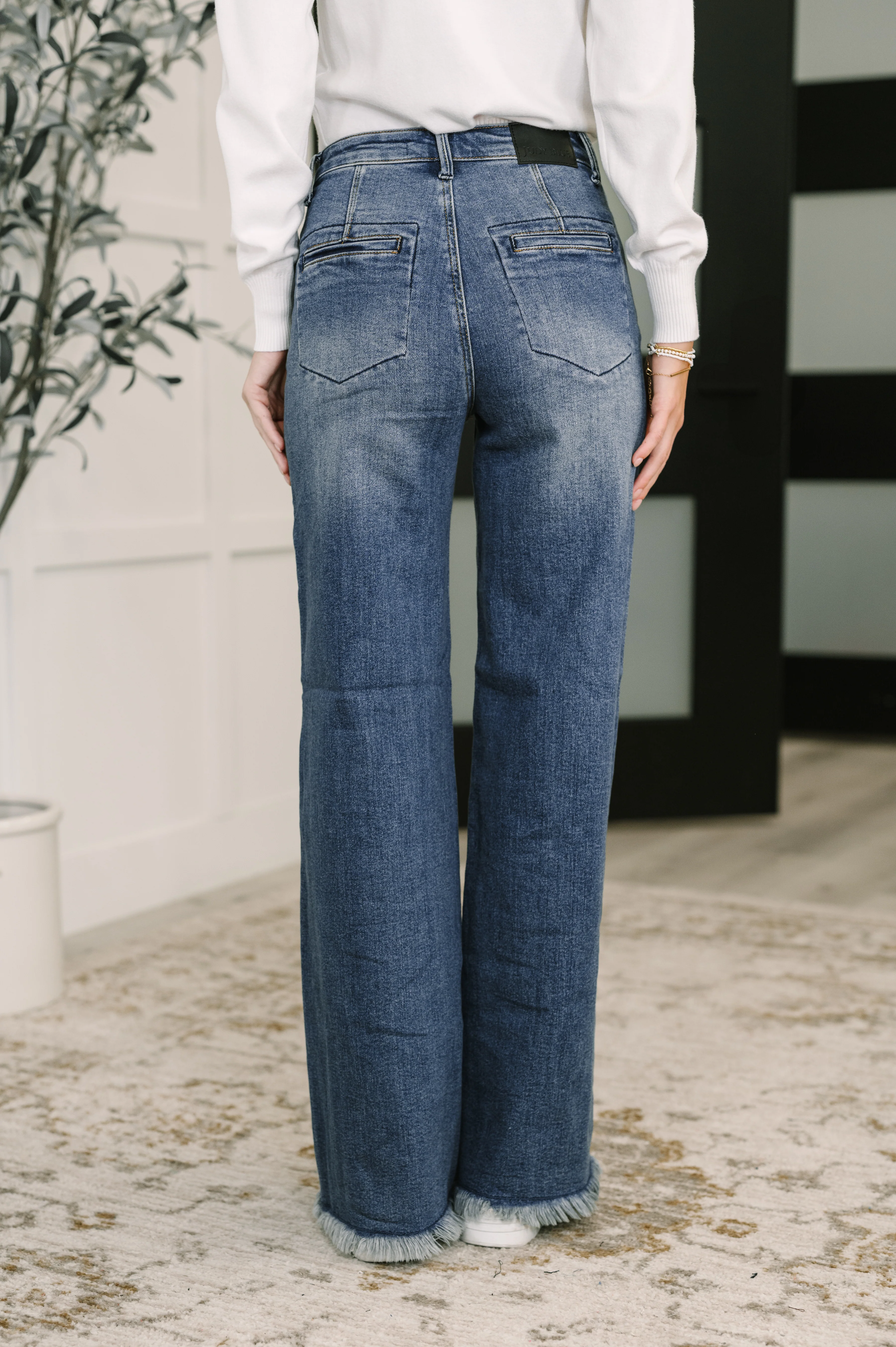 Karla High Waist Column Straight Button-Fly & Back Welt Pkts - 9/17/2025 - Image 6