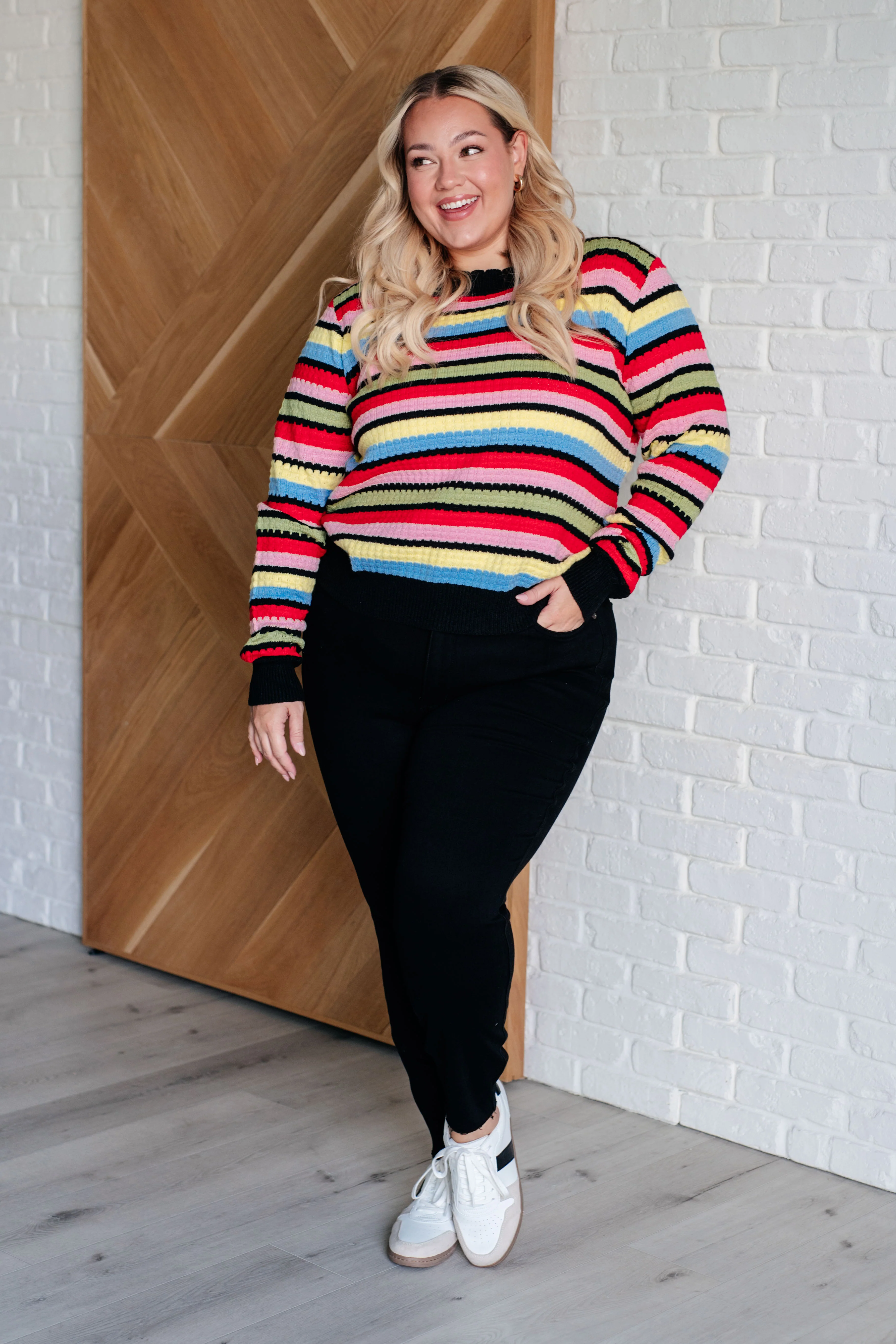 Keep Dreaming Striped Sweater - 9/16/2025 NEW - Image 4