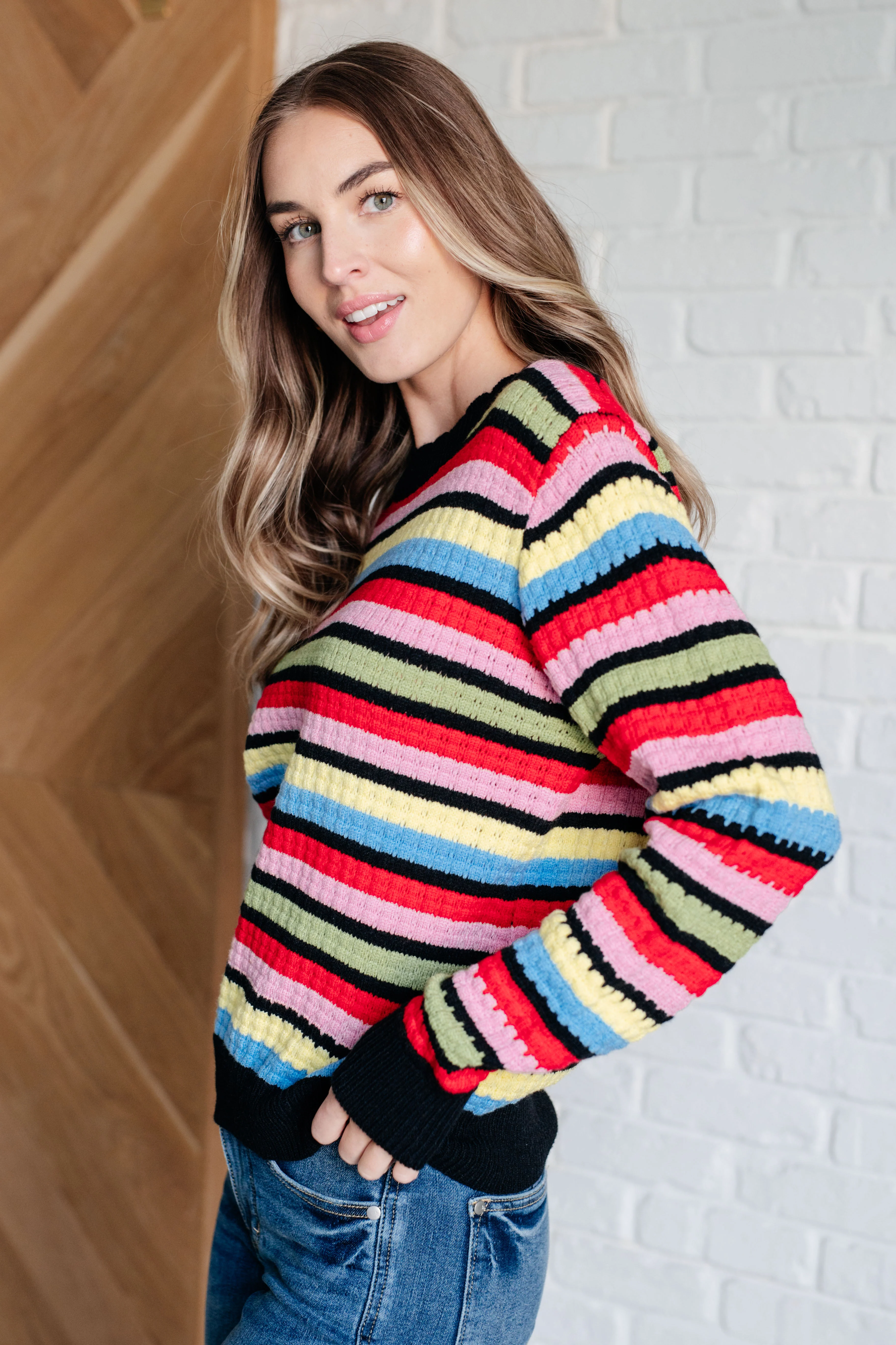 Keep Dreaming Striped Sweater - 9/16/2025 NEW - Image 6